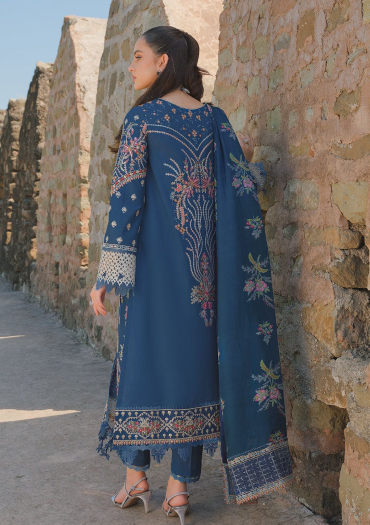 Lawn Collection - Qalamkar - Luxury - Eid Edit - BE-01 NATALIA