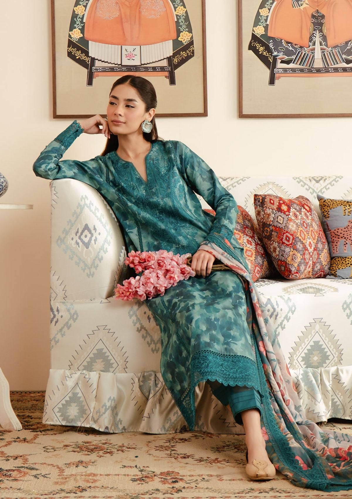 Lawn Collection - Afrozeh - Malina - AL24#01 - Ceila