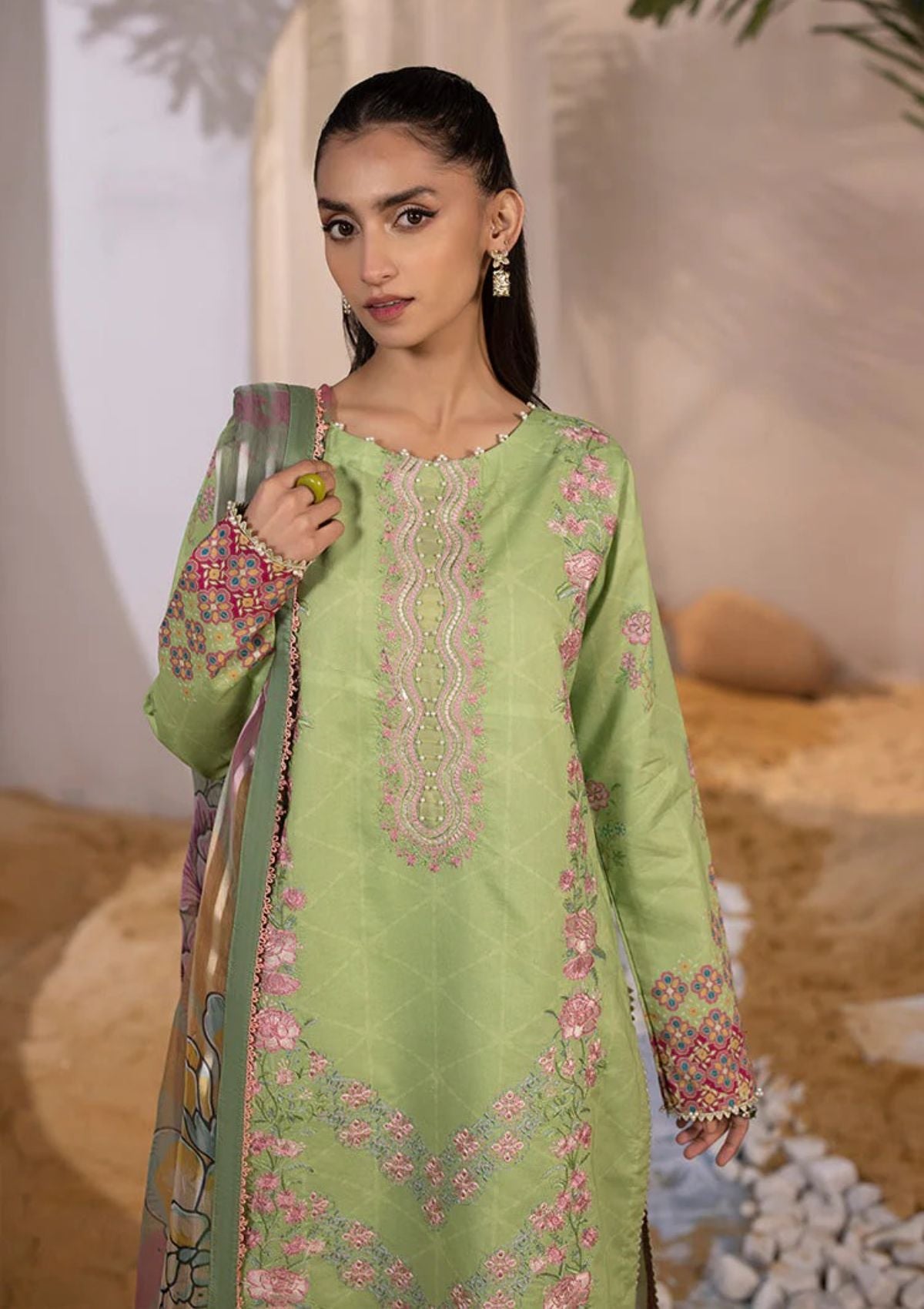 Lawn Collection - Ellena - Unstitched Embroidered - EAS-L3-06-03