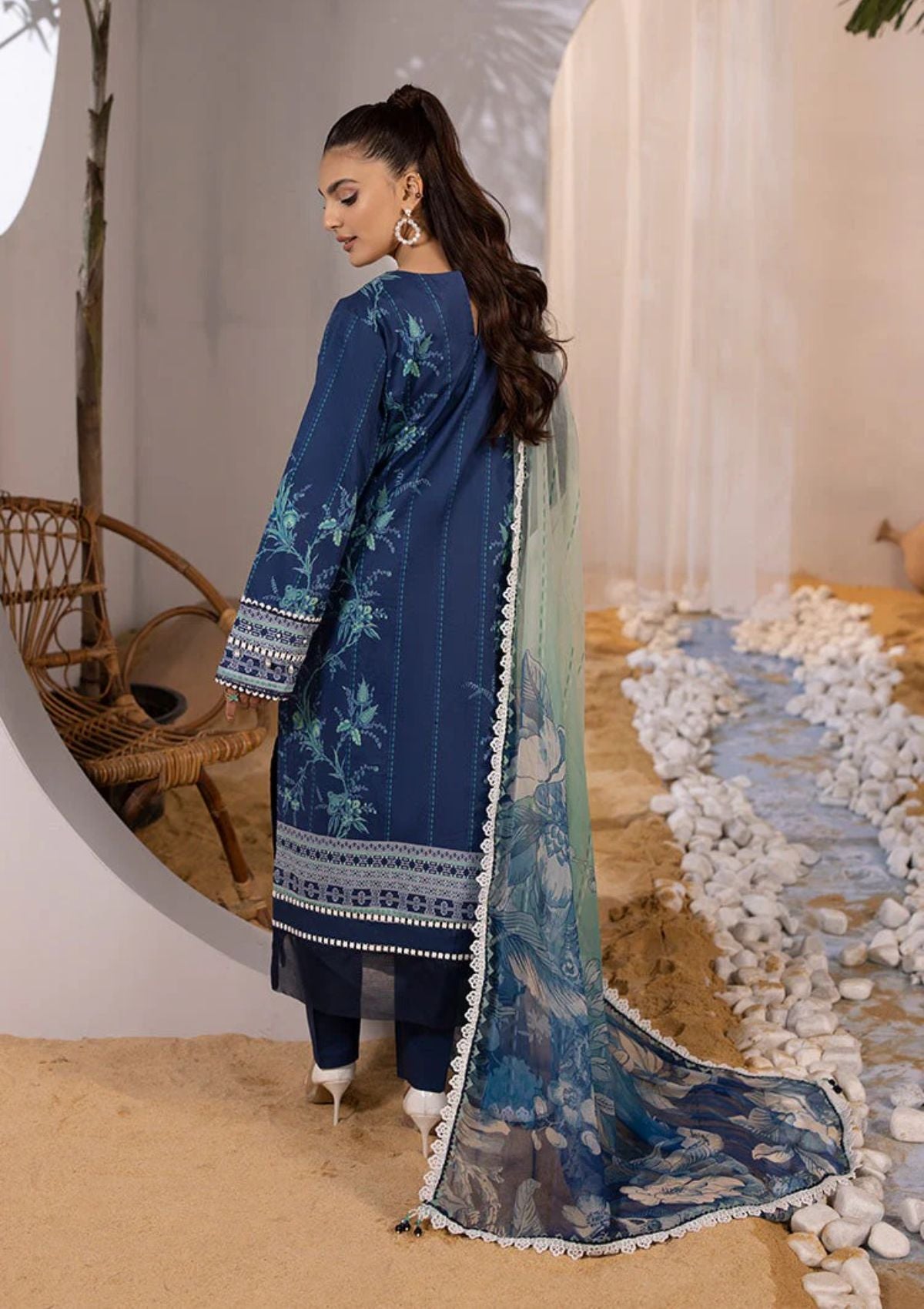 Lawn Collection - Ellena - Unstitched Embroidered - EAS-L3-06-06