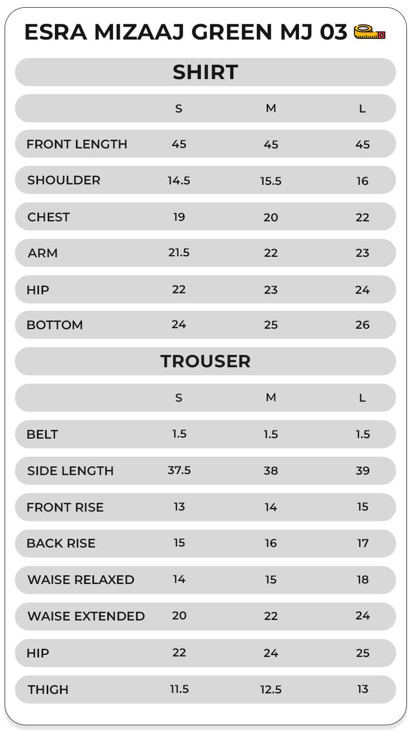 Size Chart Image