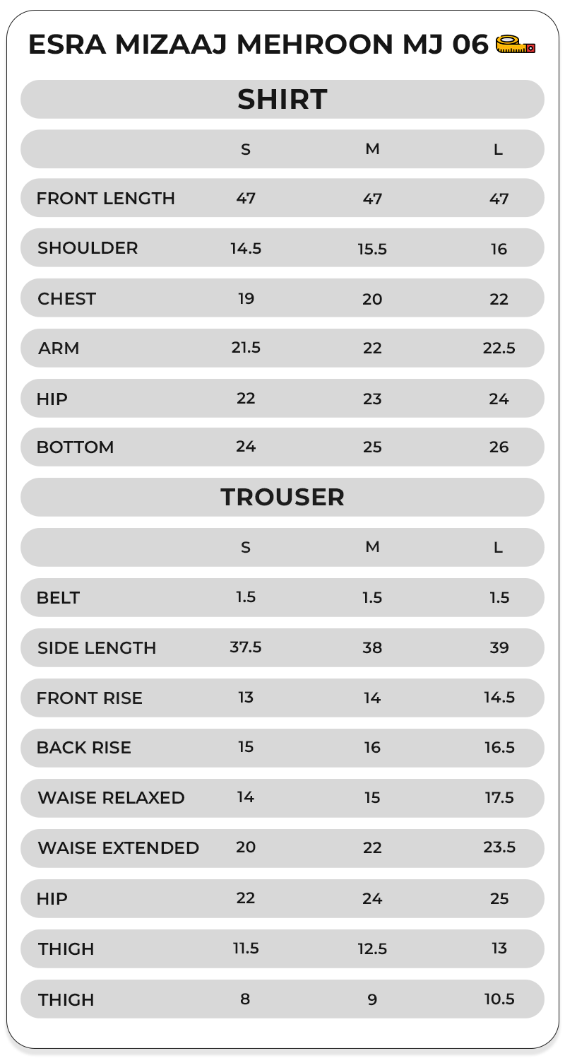 Size Chart Image