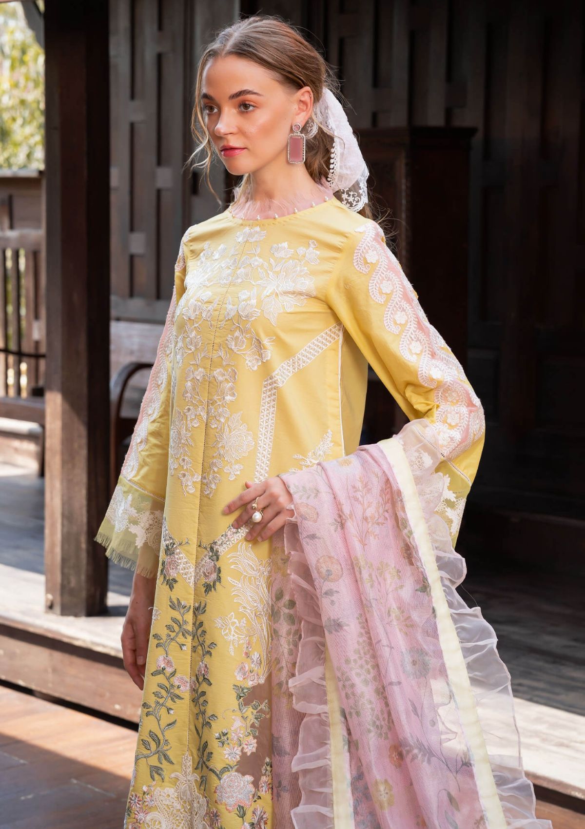 Lawn Collection - Asifa & Nabeel - Rosemary Luxury - RL24#08 - ESSENCE