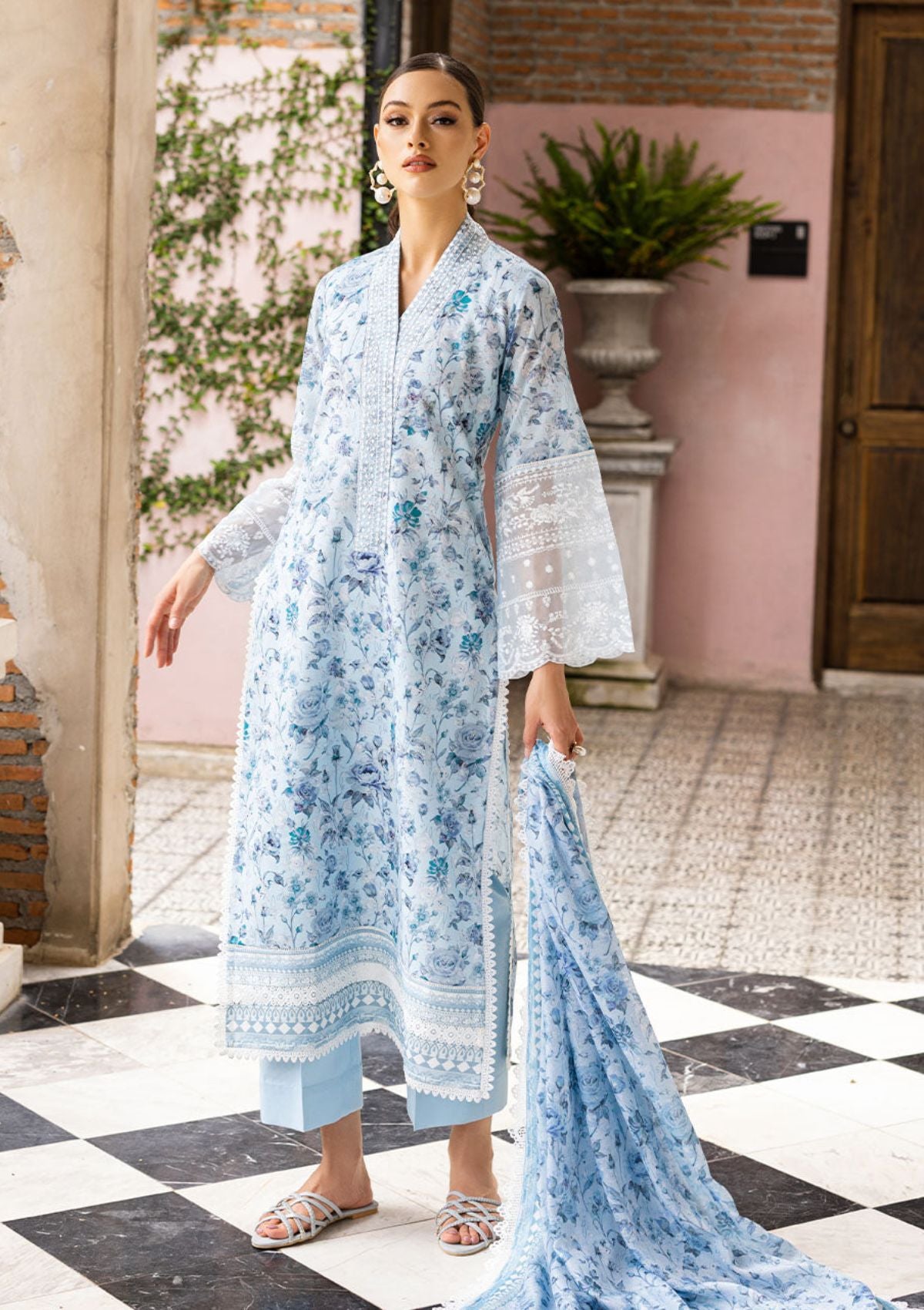 Lawn Collection - Zainab Chottani - Tahra - ZCT#3B - EDEN