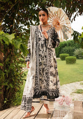Lawn Collection - Elaf Premium - Printed - EEP#07B - Black Blossom
