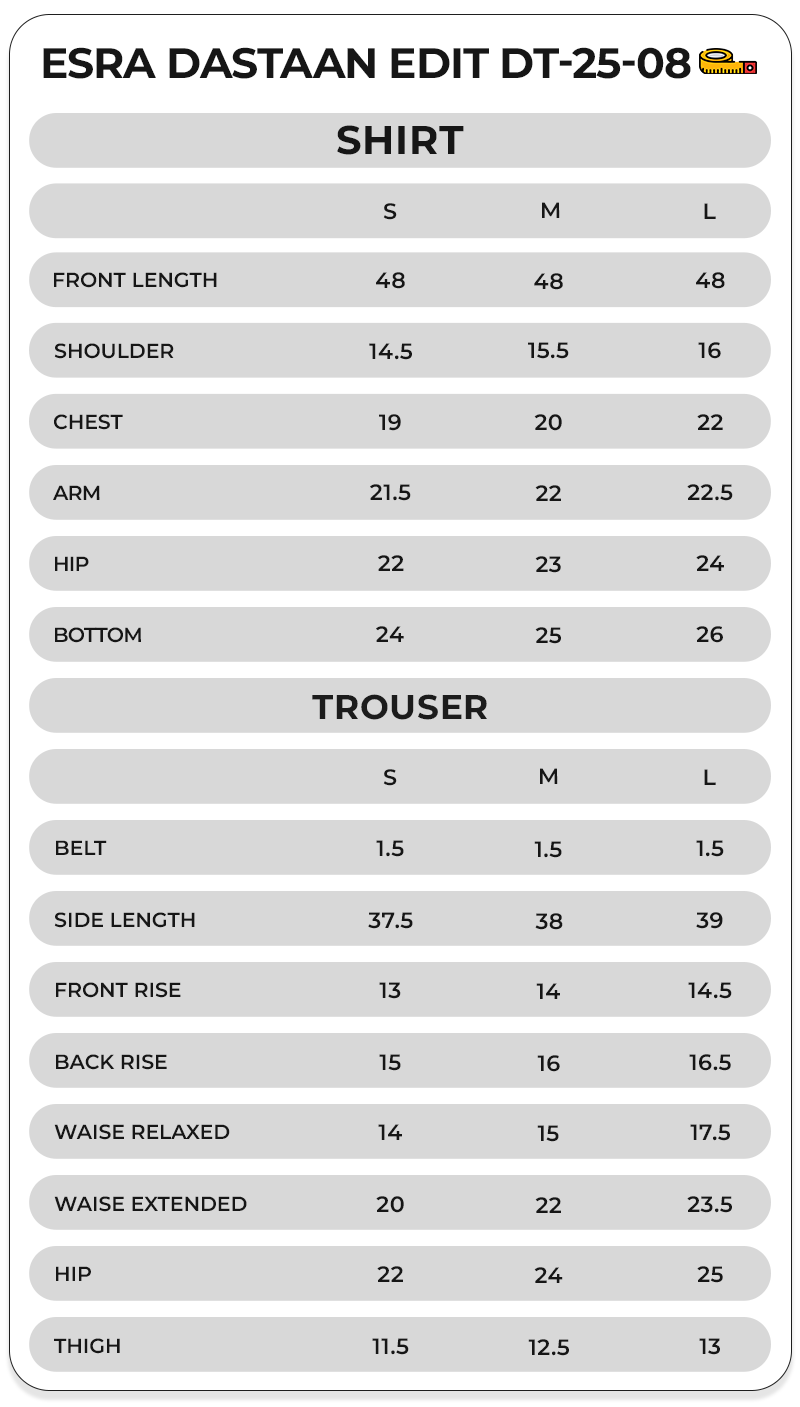 Size Chart Image