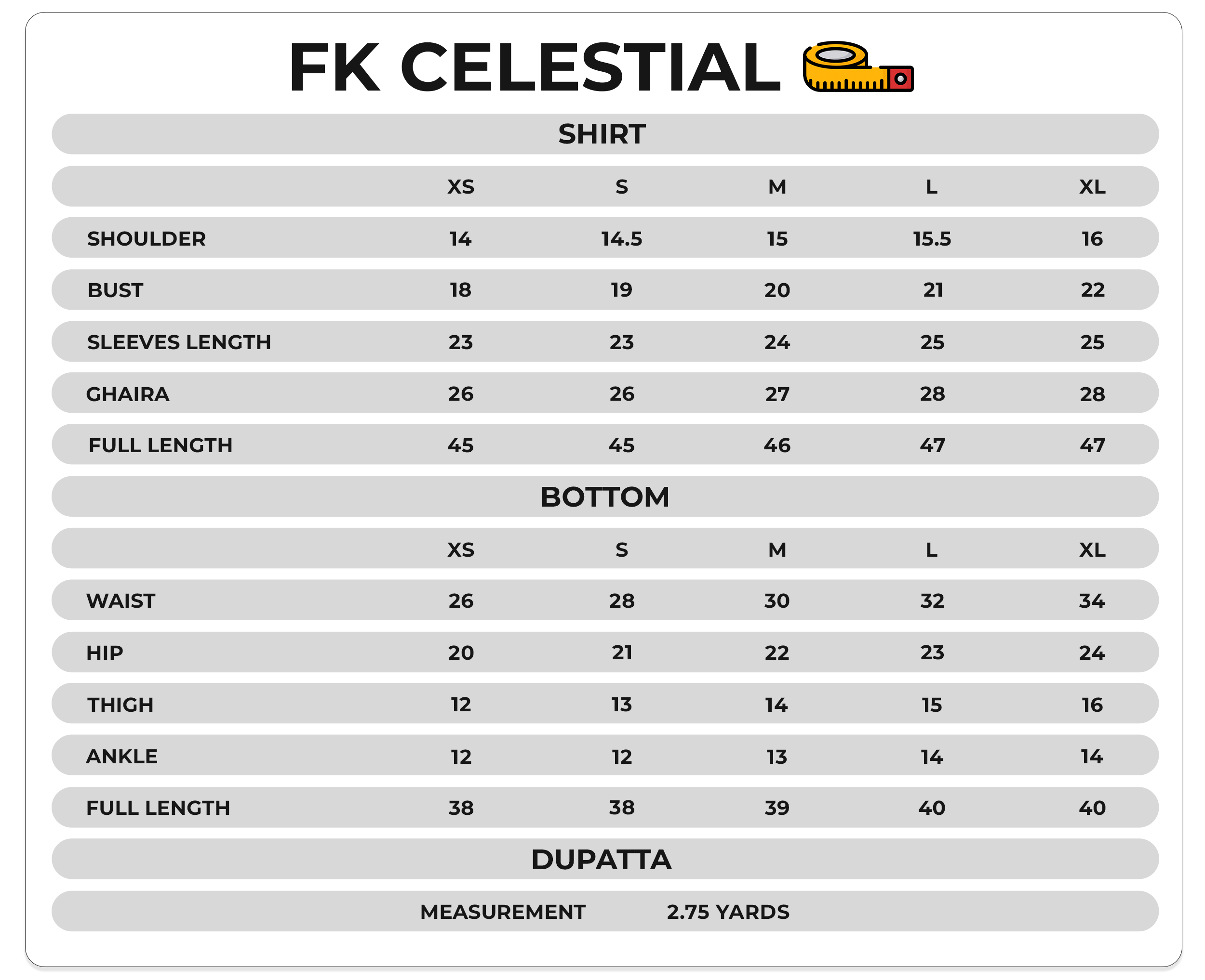 Size Chart Image