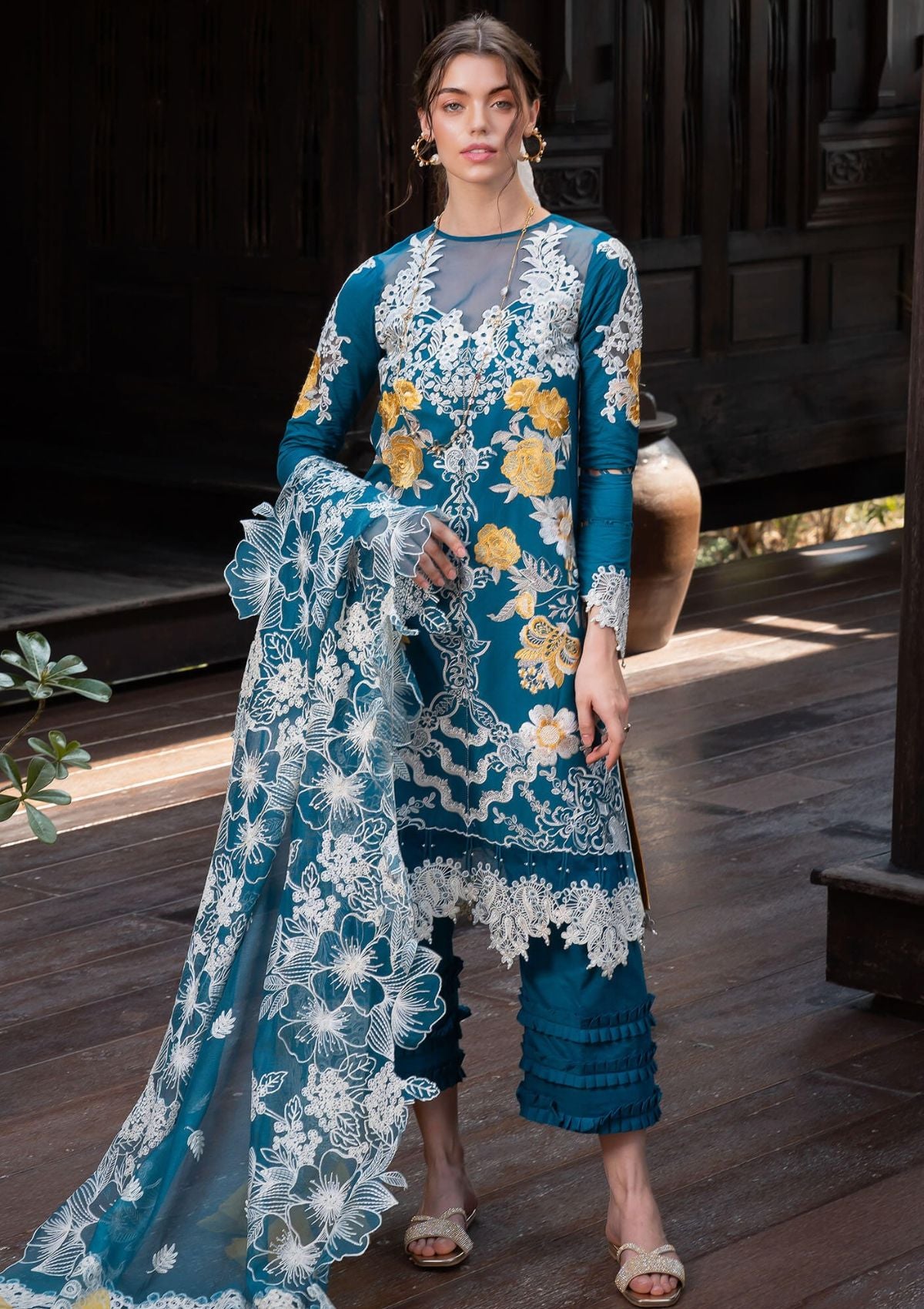 Lawn Collection - Asifa & Nabeel - Rosemary Luxury - RL24#11 - FLORA