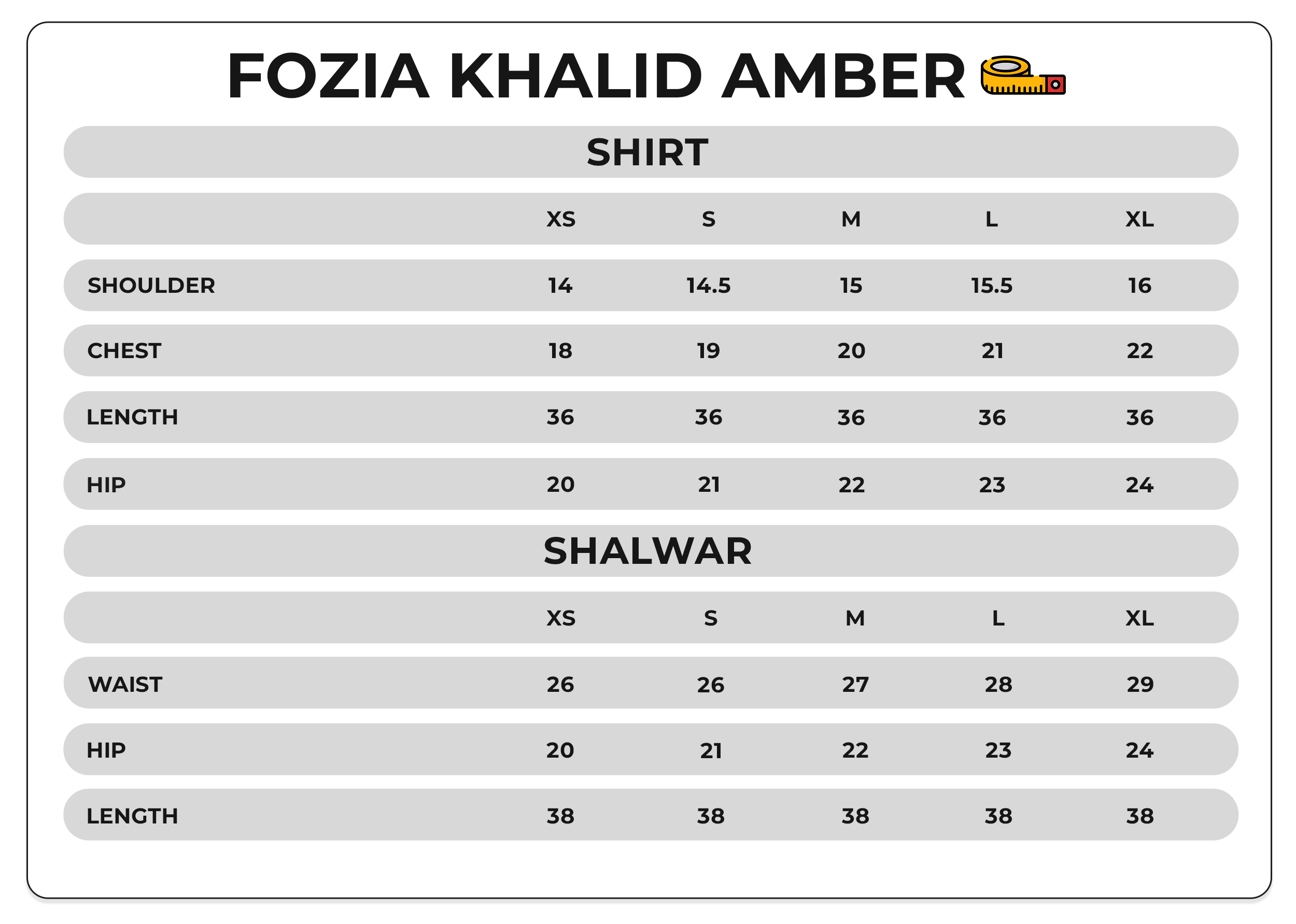 Size Chart Image