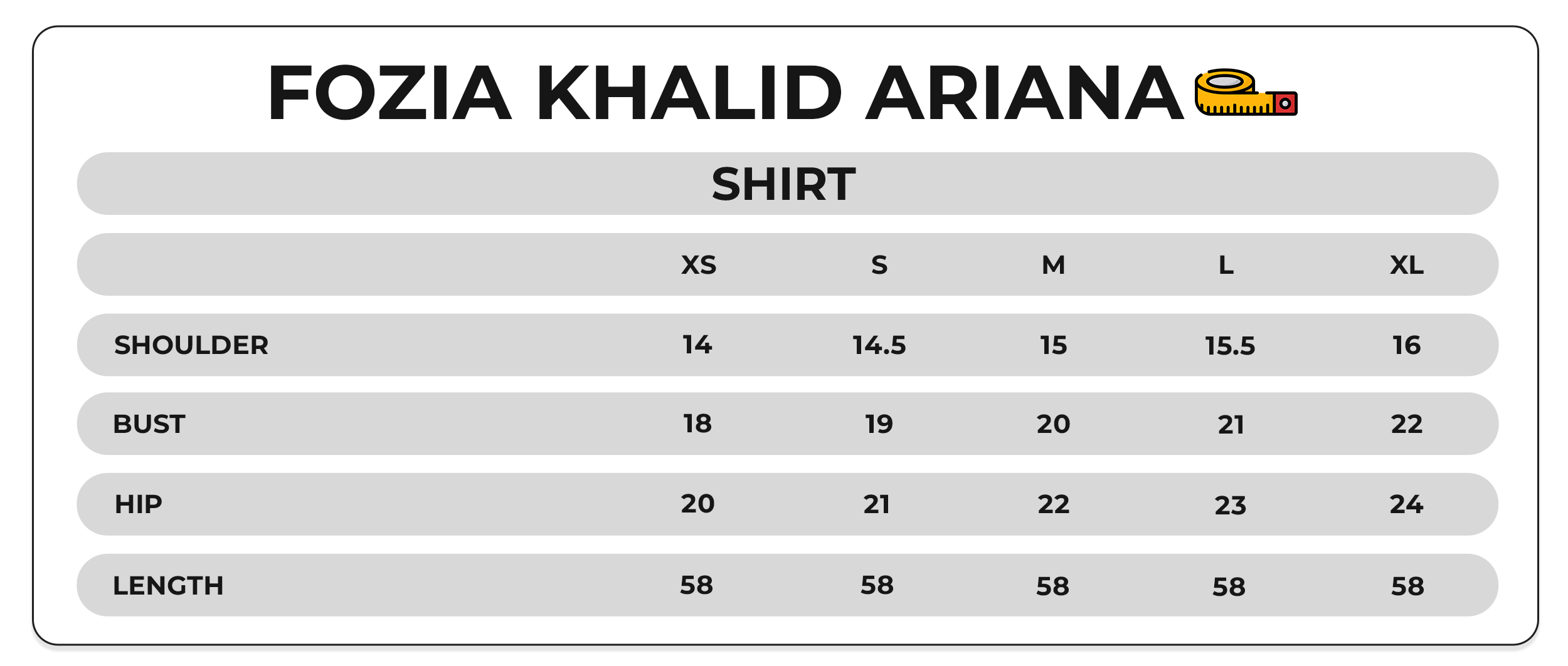 Size Chart Image