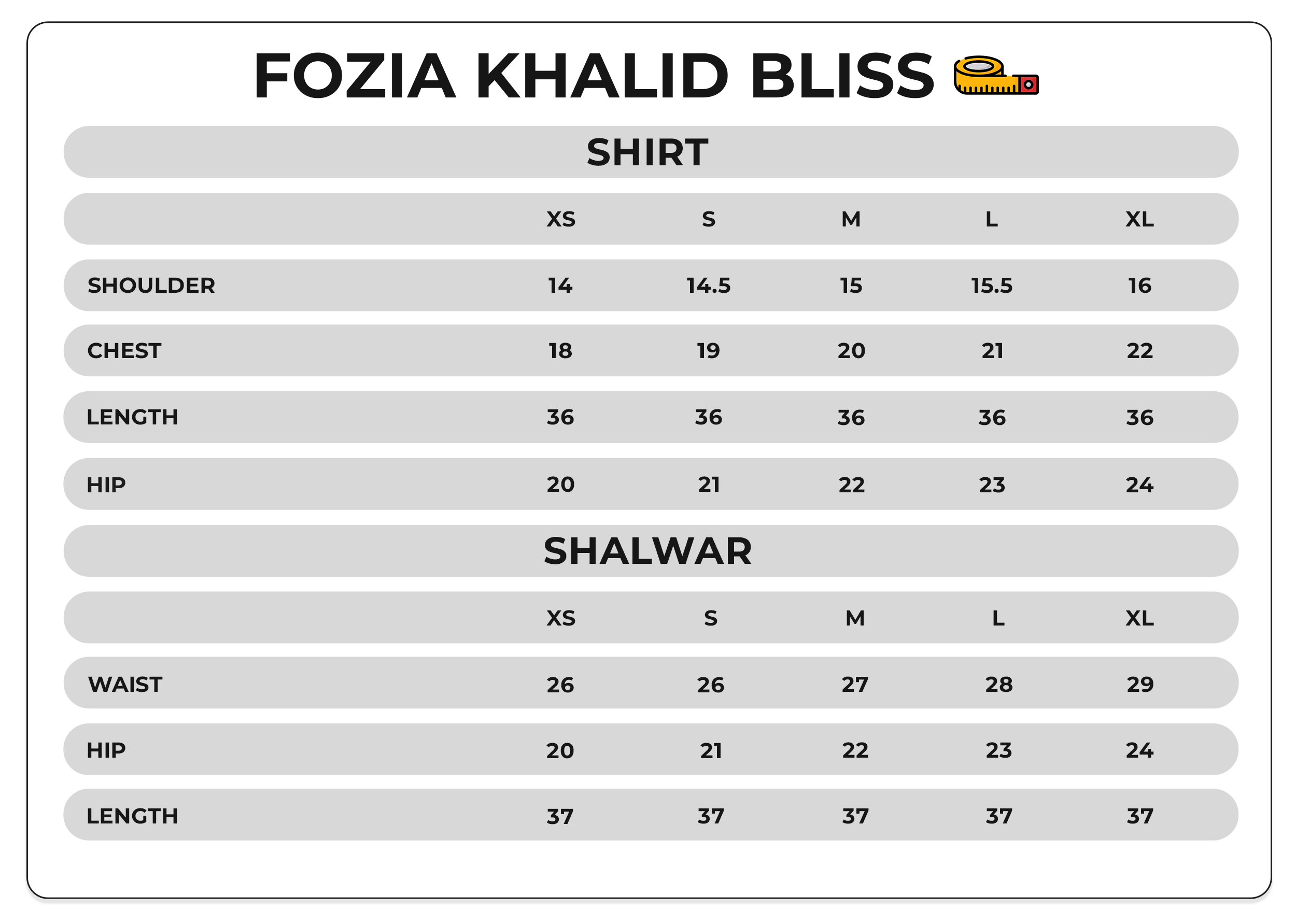 Size Chart Image