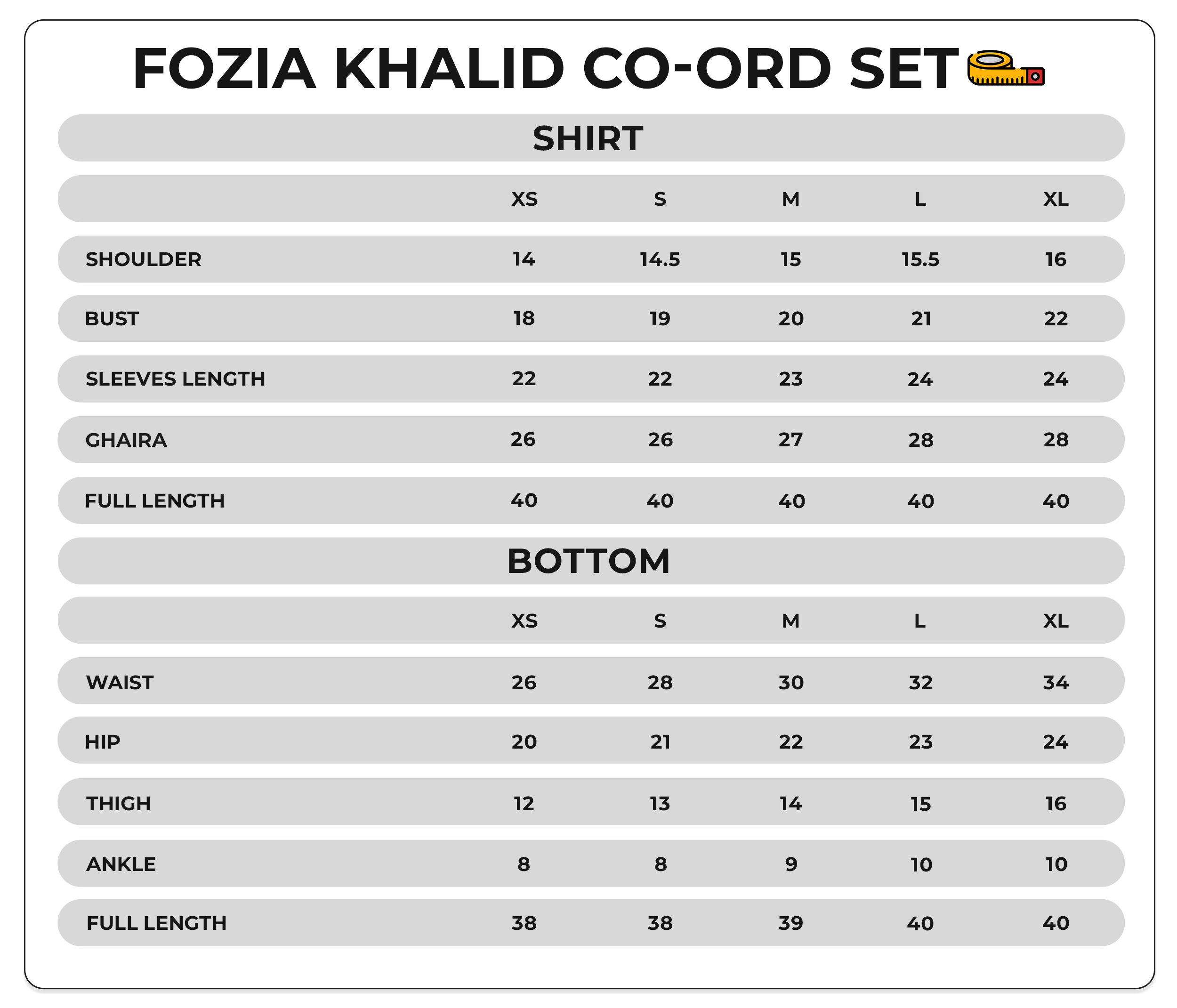 Size Chart Image