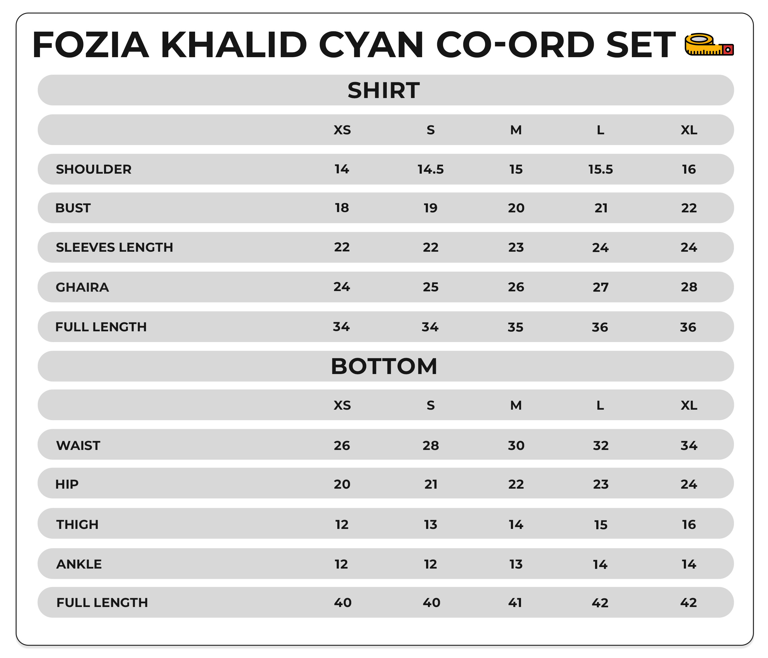 Size Chart Image