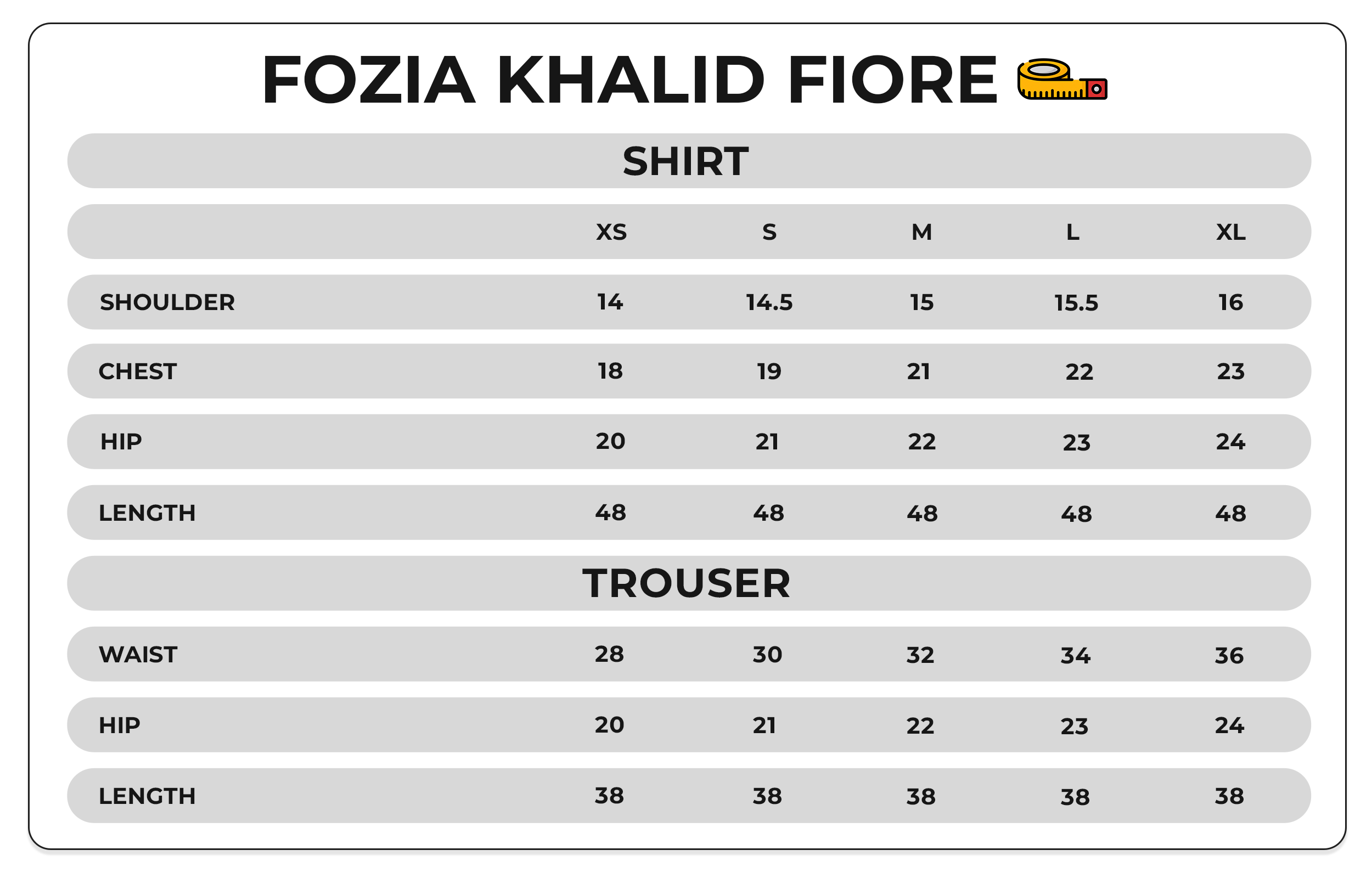 Size Chart Image