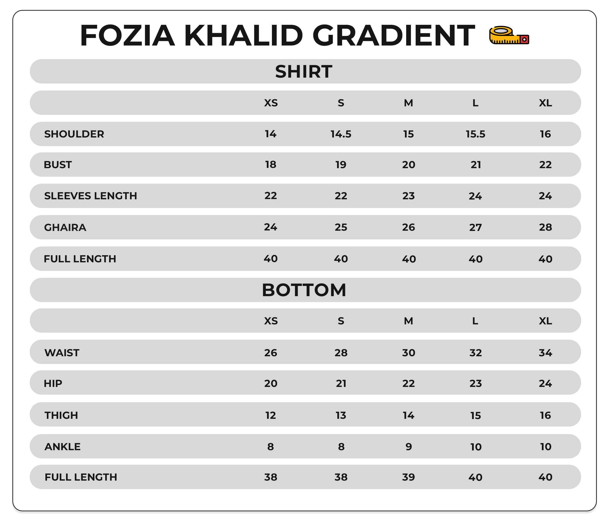 Size Chart Image