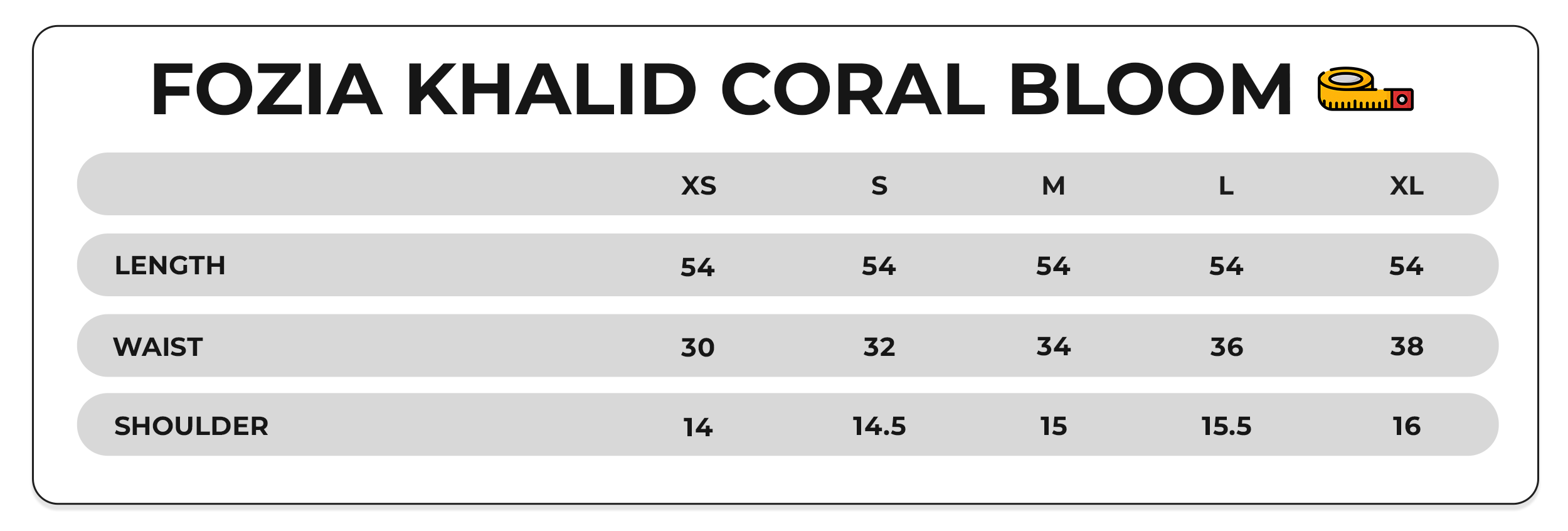 Size Chart Image