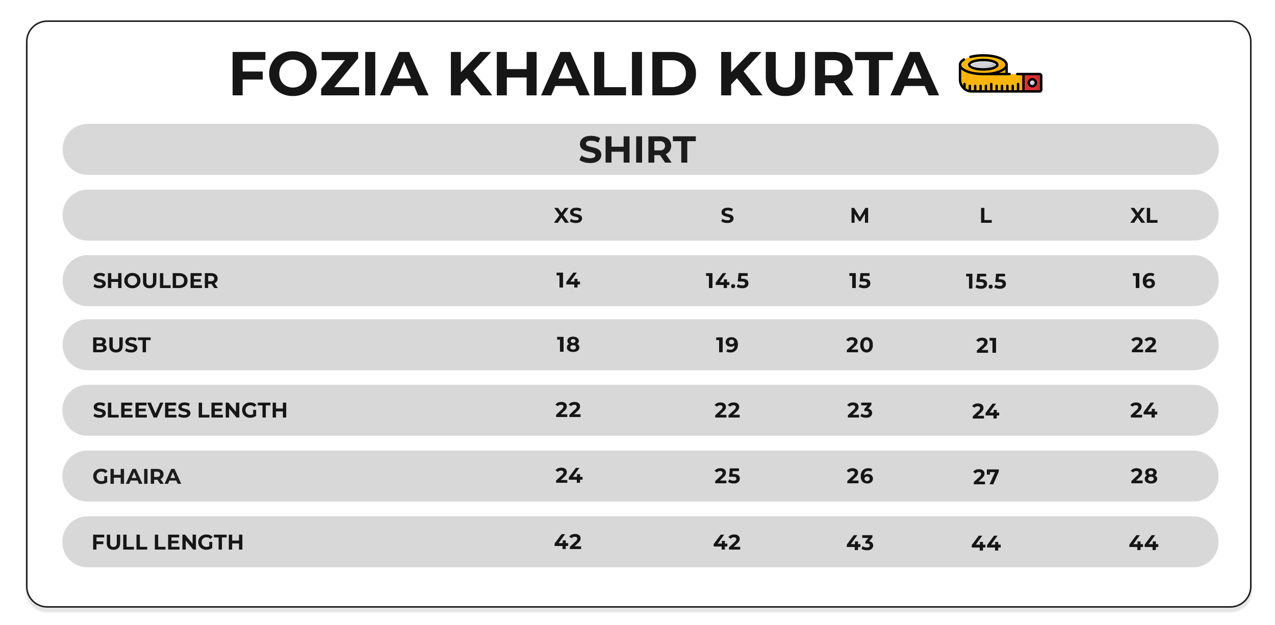 Size Chart Image