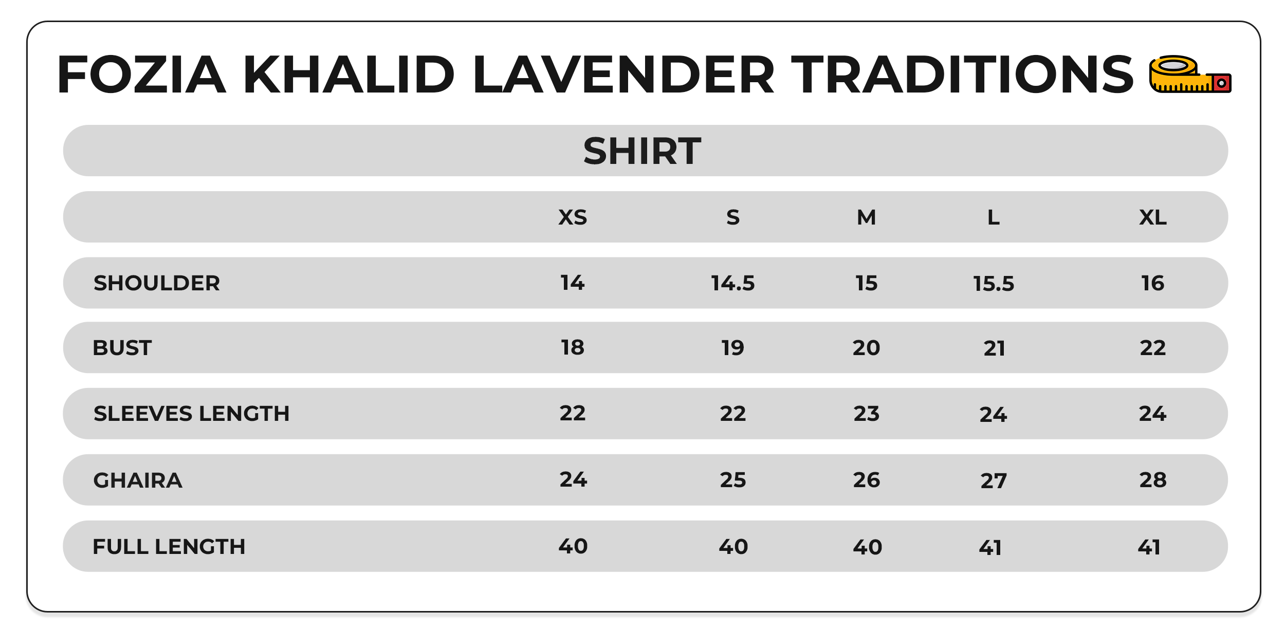 Size Chart Image