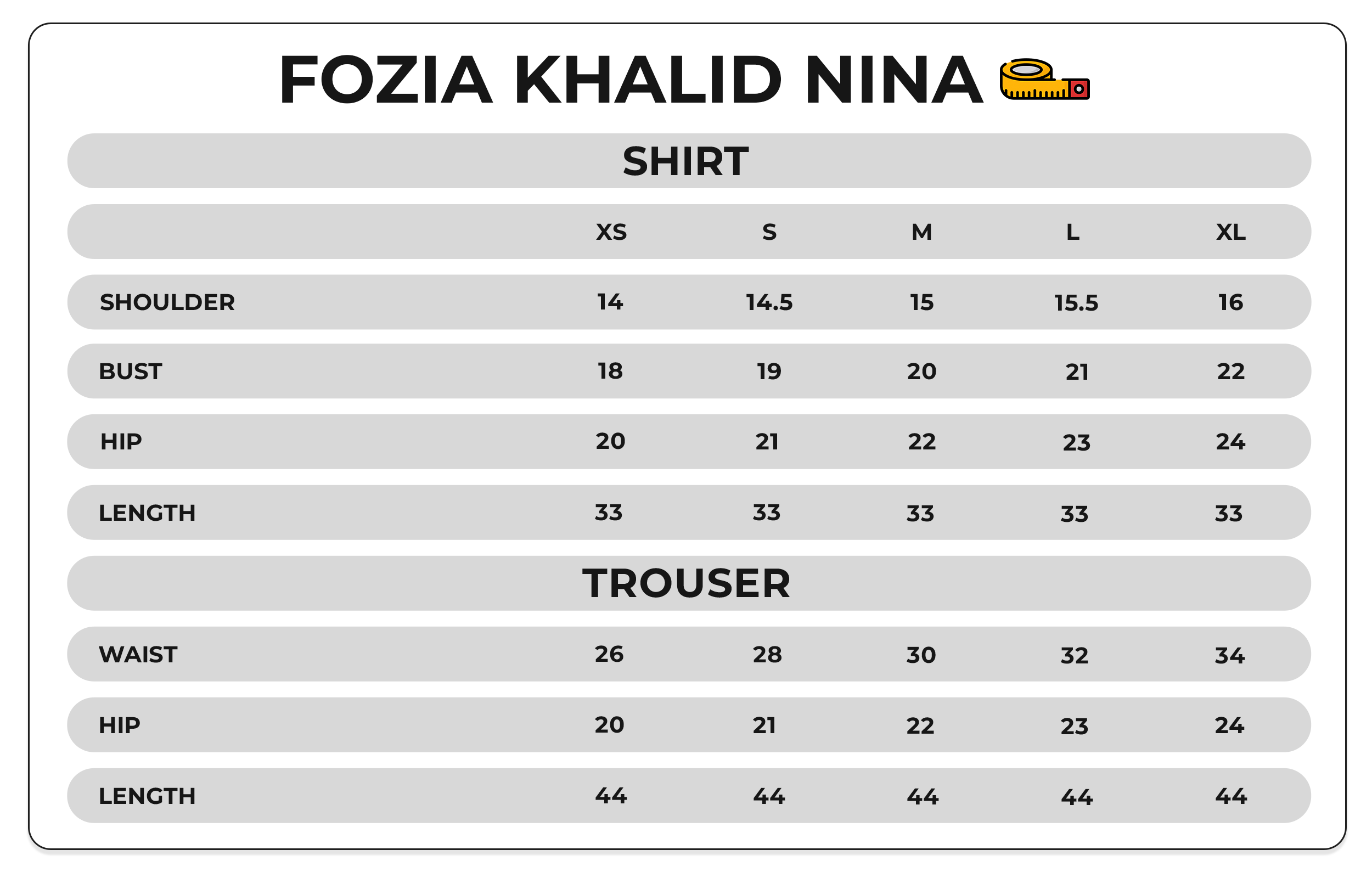 Size Chart Image