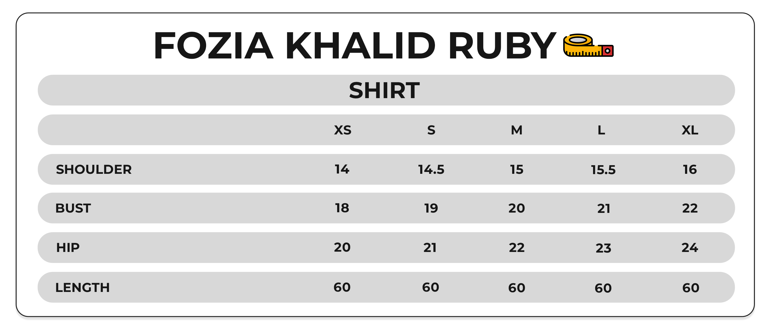 Size Chart Image