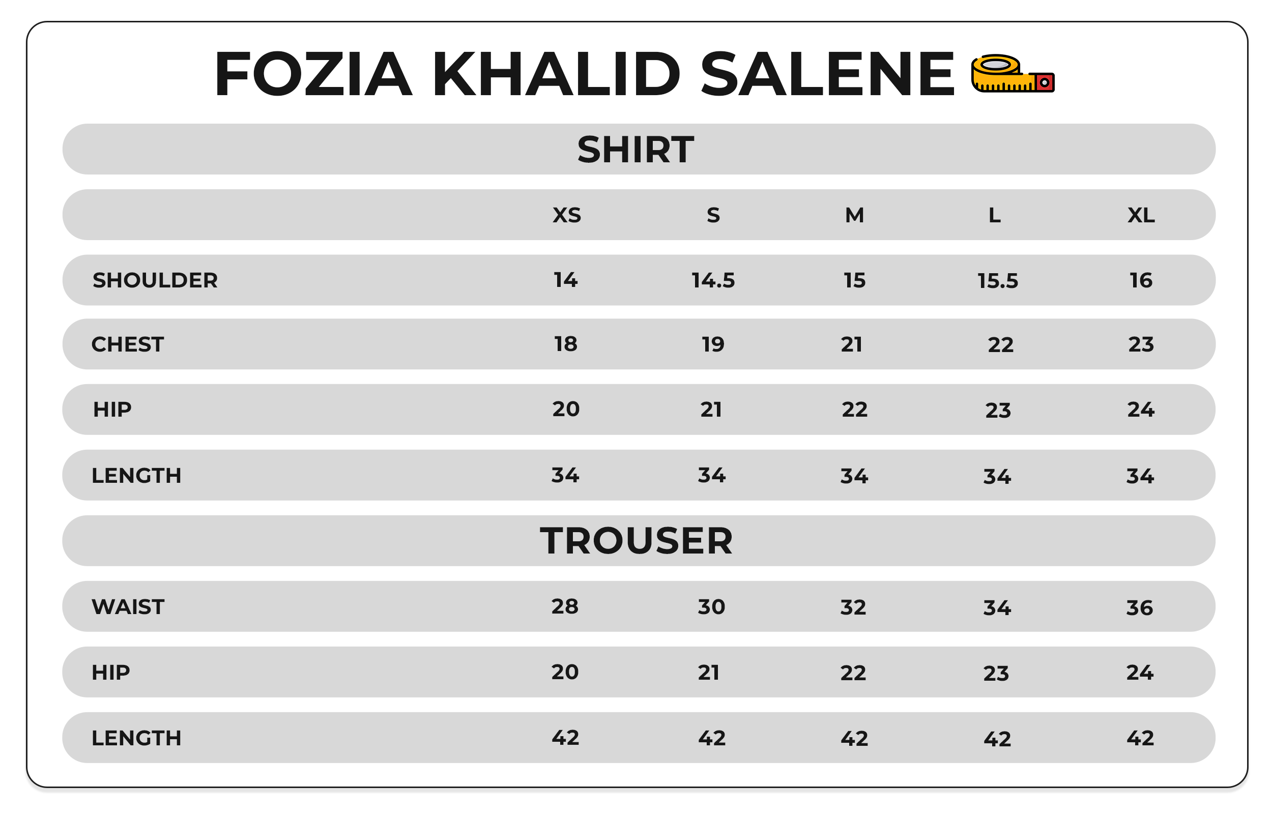 Size Chart Image