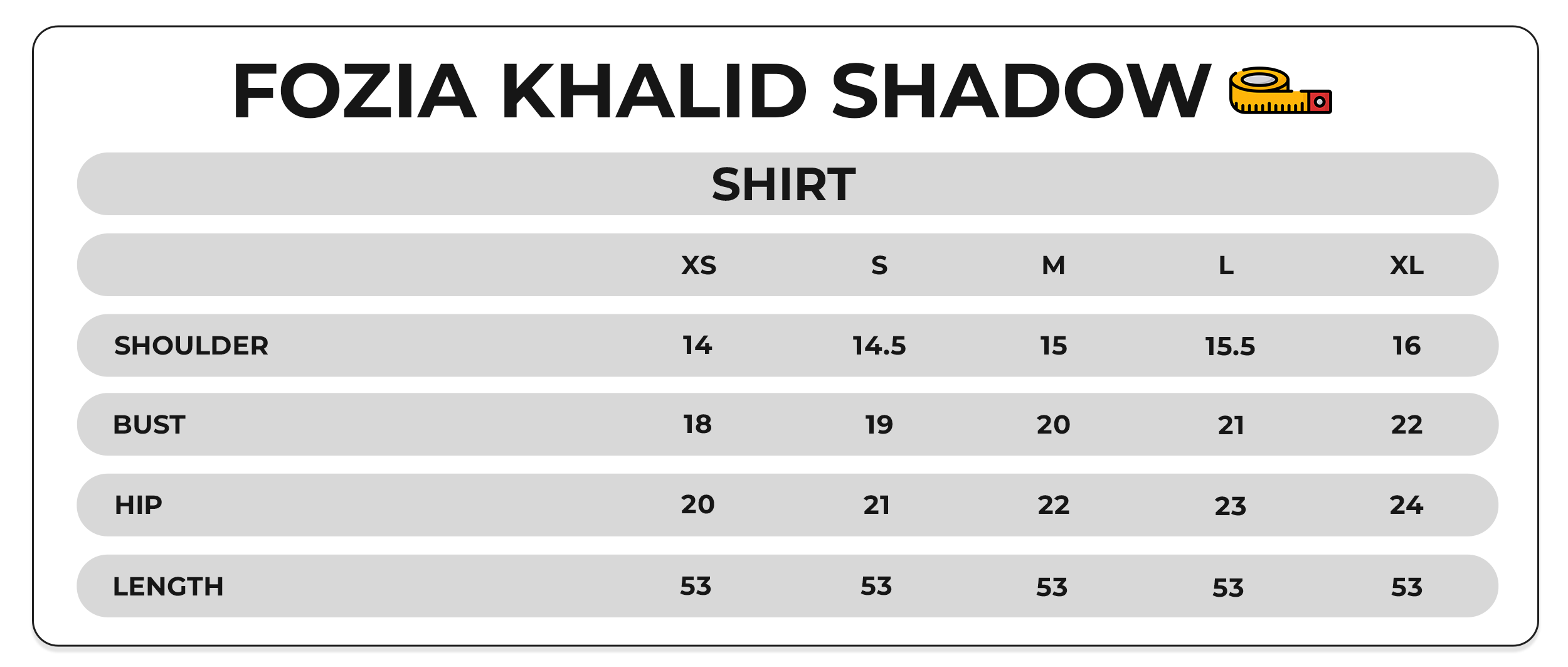 Size Chart Image