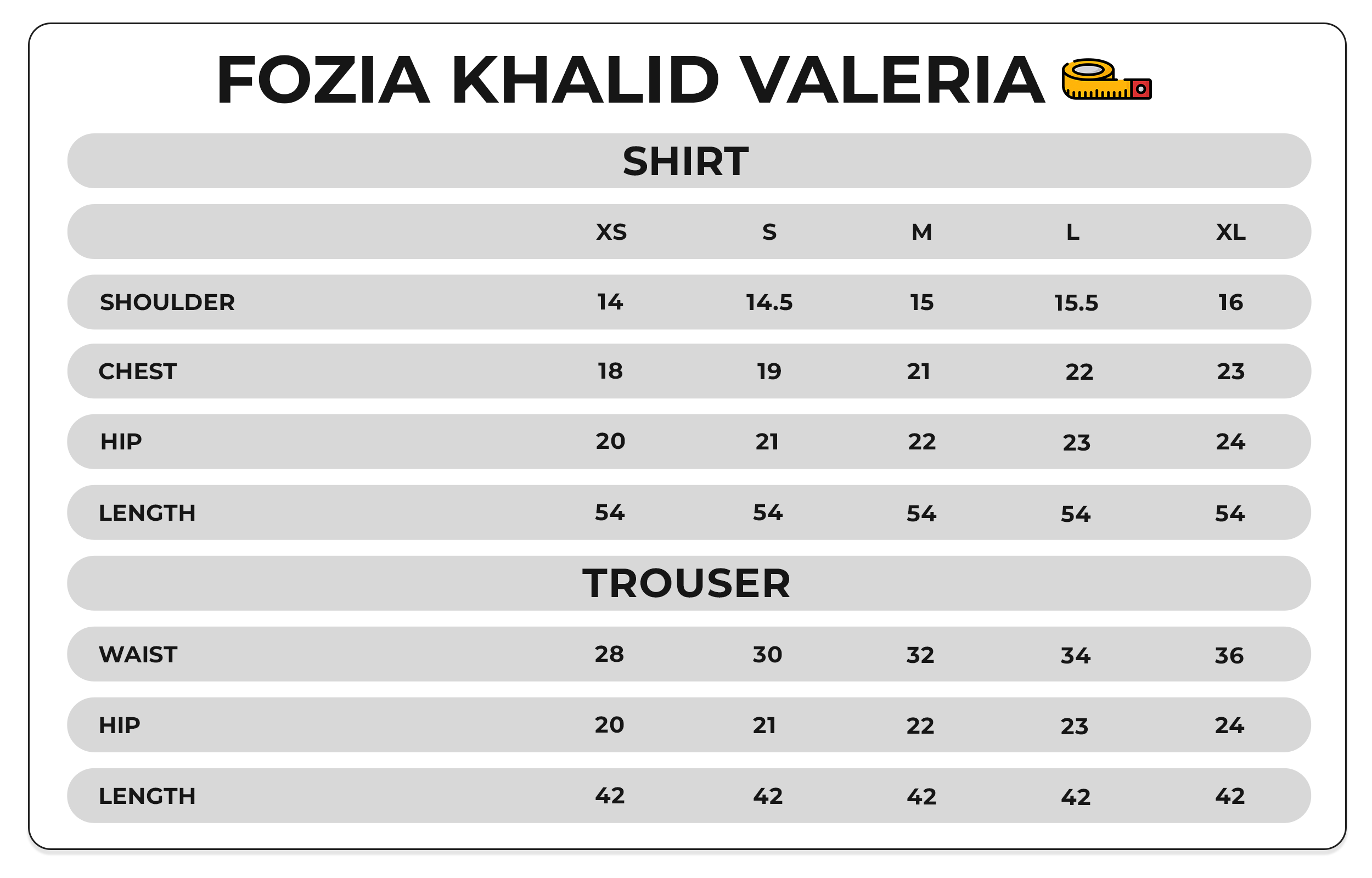 Size Chart Image