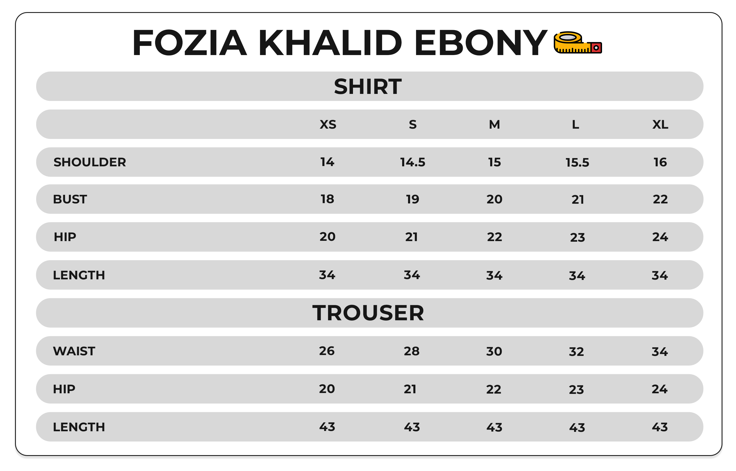 Size Chart Image