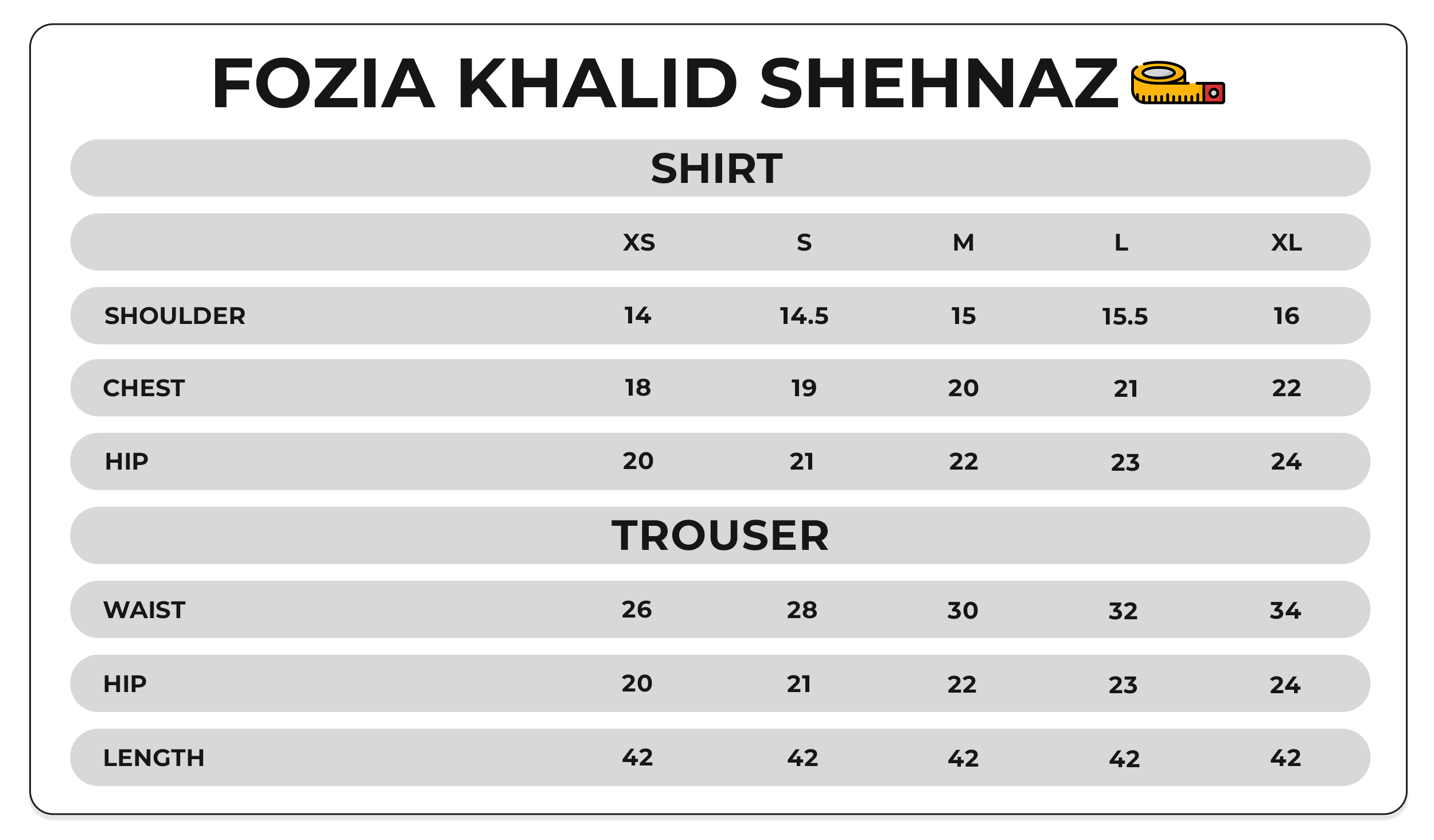 Size Chart Image