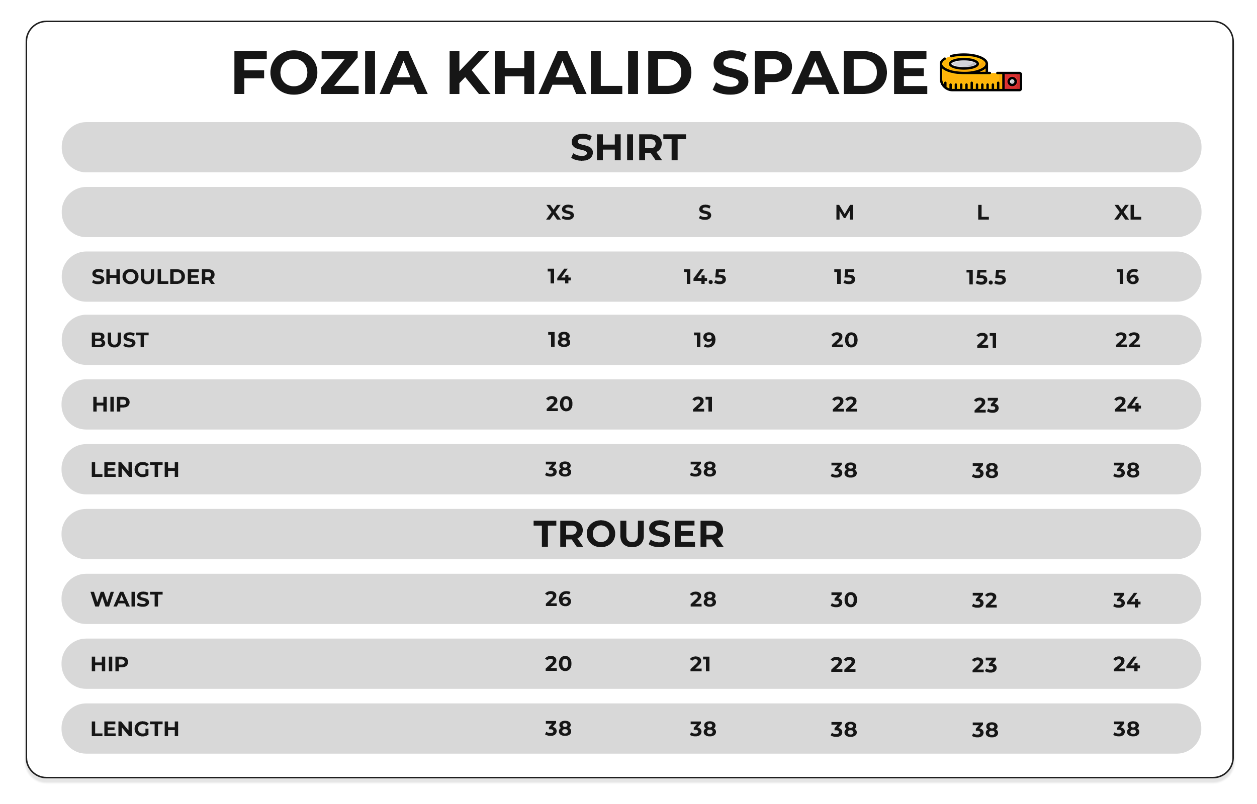 Size Chart Image