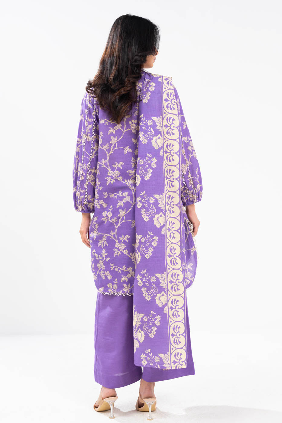 Winter Collection - Al Karam - Unstitched 24 - FW-27.1-24-PURPLE