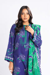 Winter Collection - Al Karam - Unstitched 24 - FW-46.1-24-BLUE