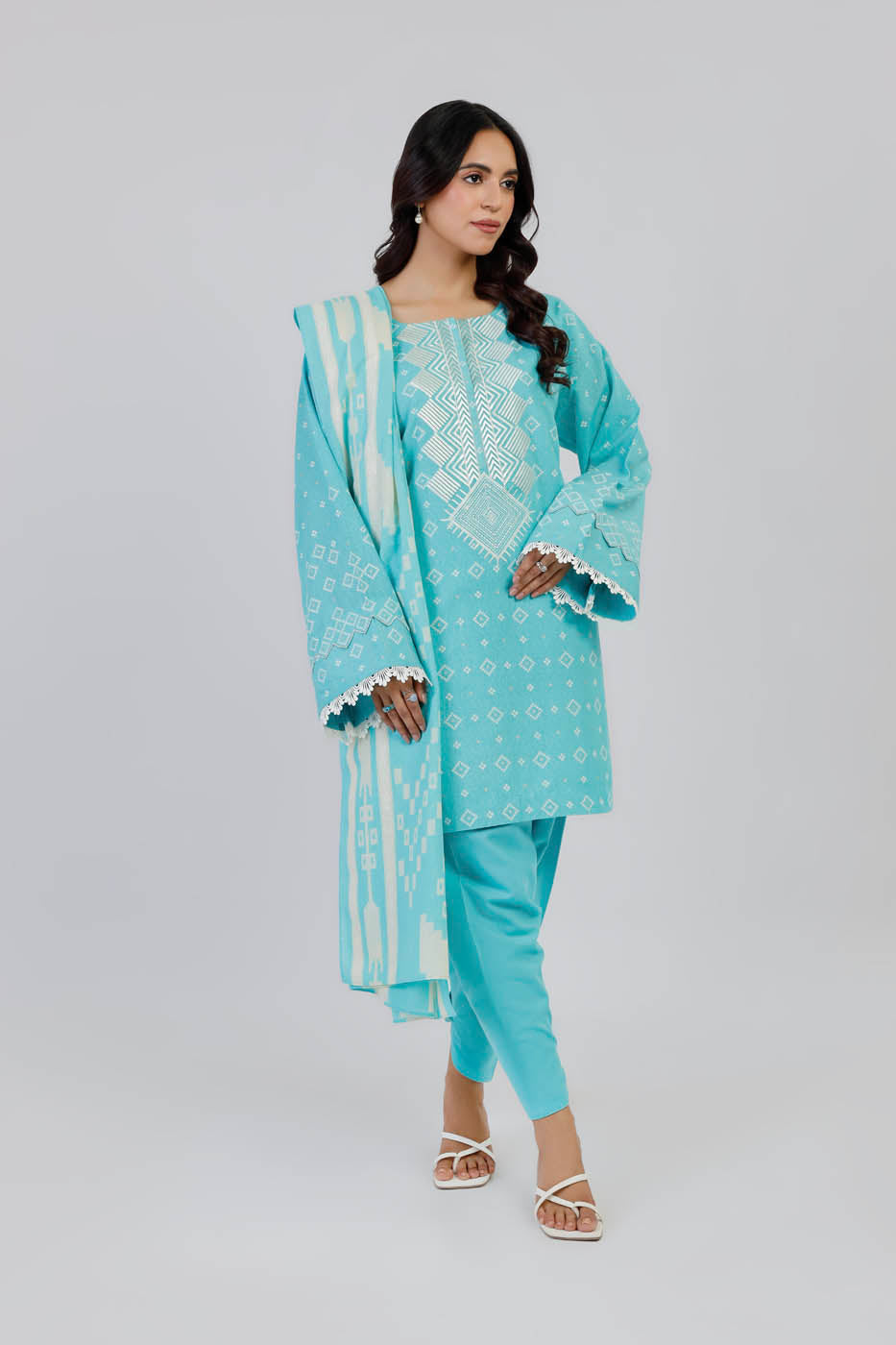 Winter Collection - Al Karam - Unstitched 24 - FW-7.1-24-L BLUE