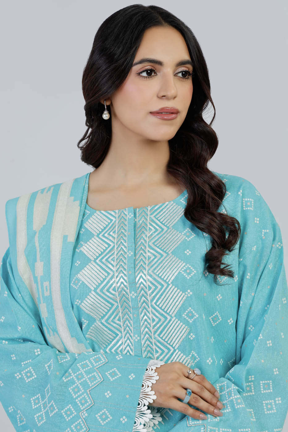 Winter Collection - Al Karam - Unstitched 24 - FW-7.1-24-L BLUE