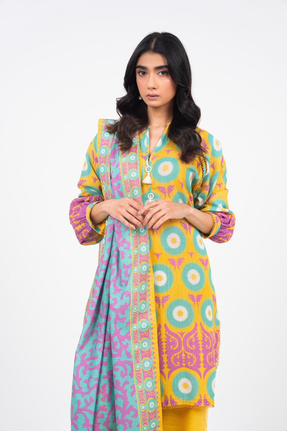 Winter Collection - Al Karam - Unstitched 24 - FW-52-24-YELLOW