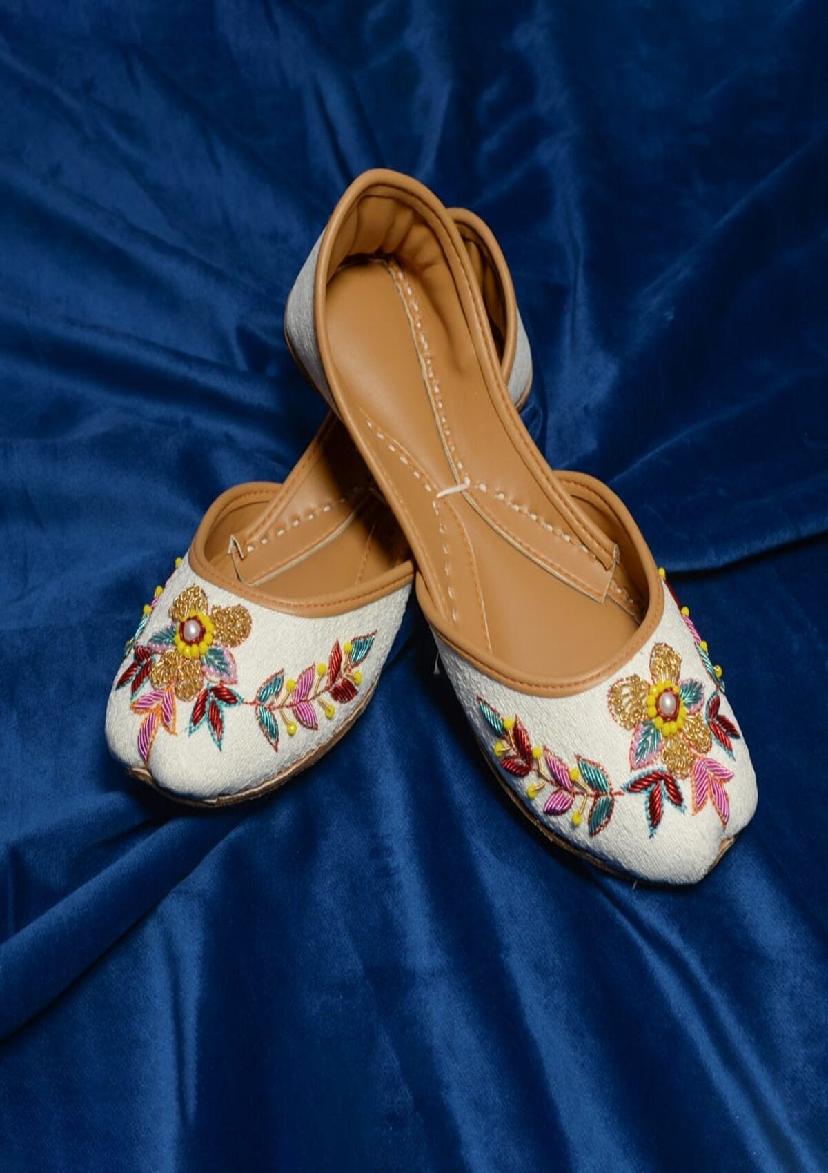 Footwear Collection - Chamak - Fiery Bloom - D#017
