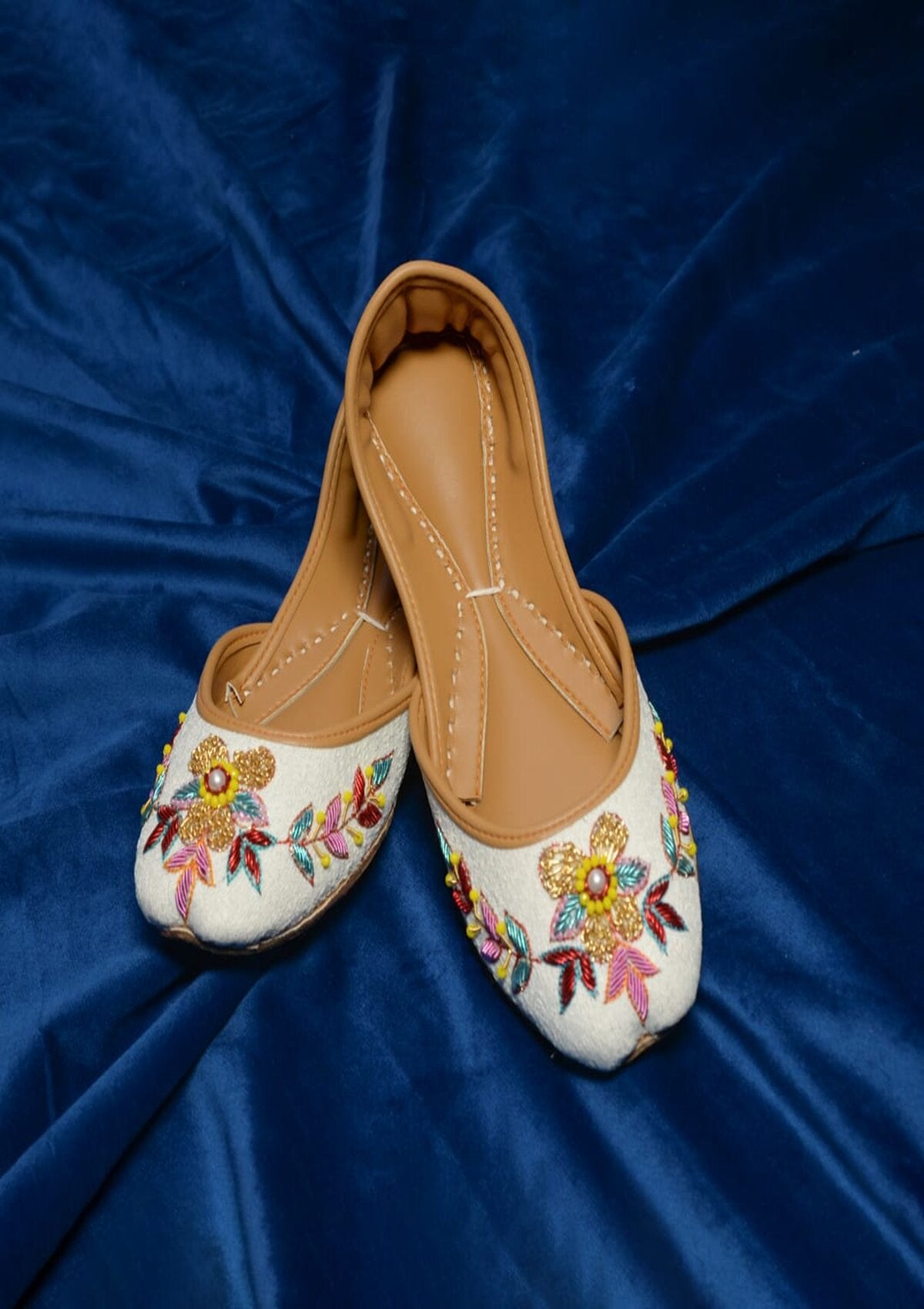Footwear Collection - Chamak - Fiery Bloom - D#017