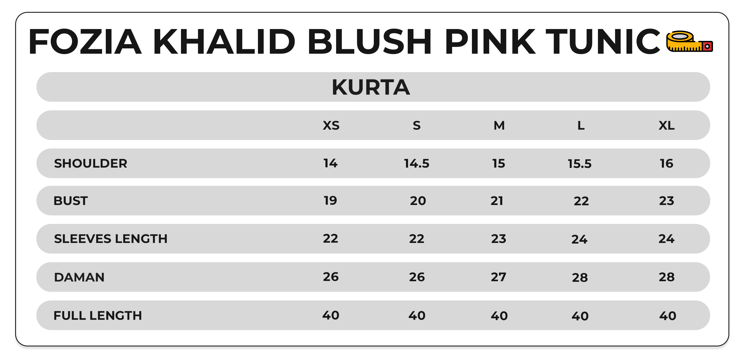 Size Chart Image