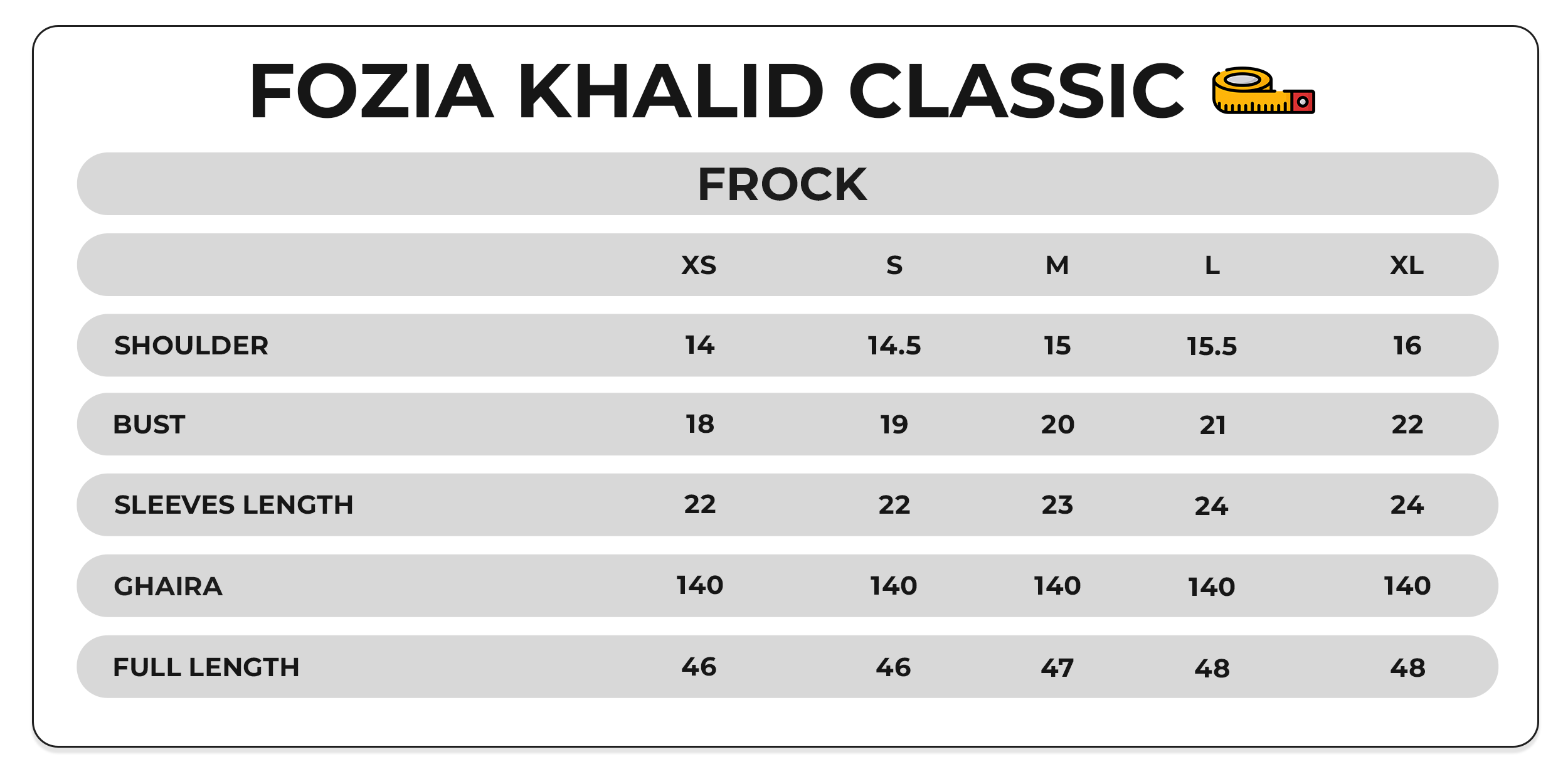 Size Chart Image