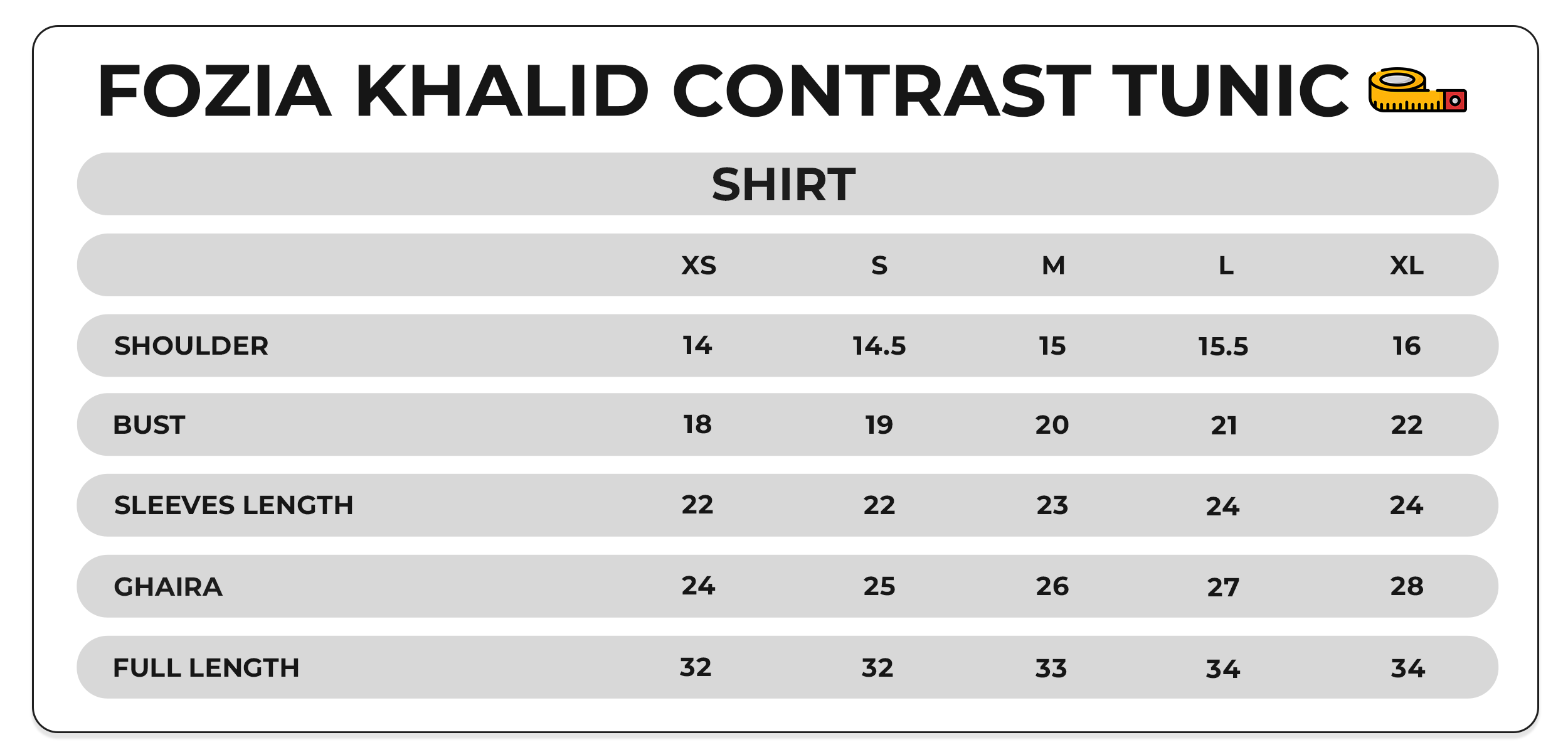 Size Chart Image