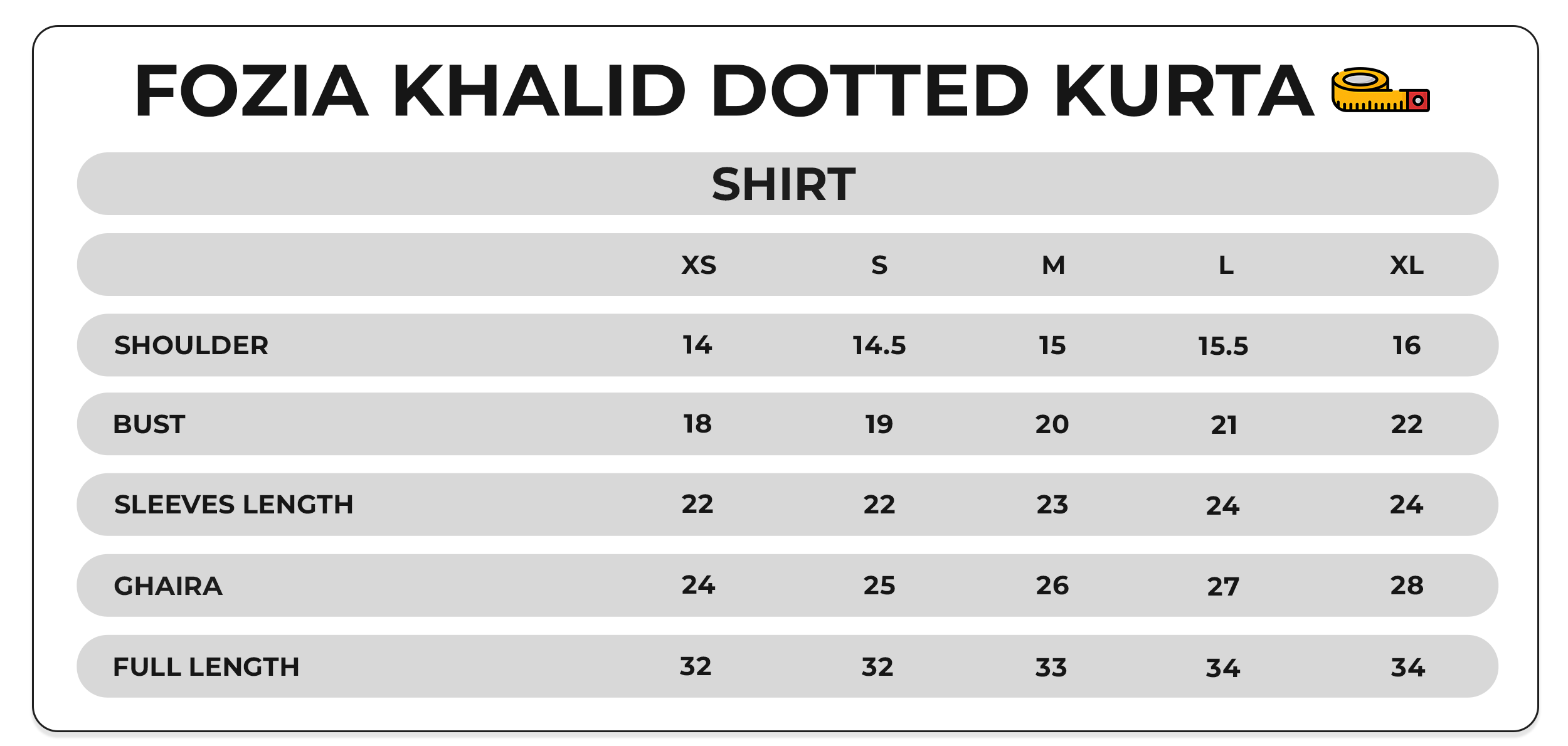 Size Chart Image