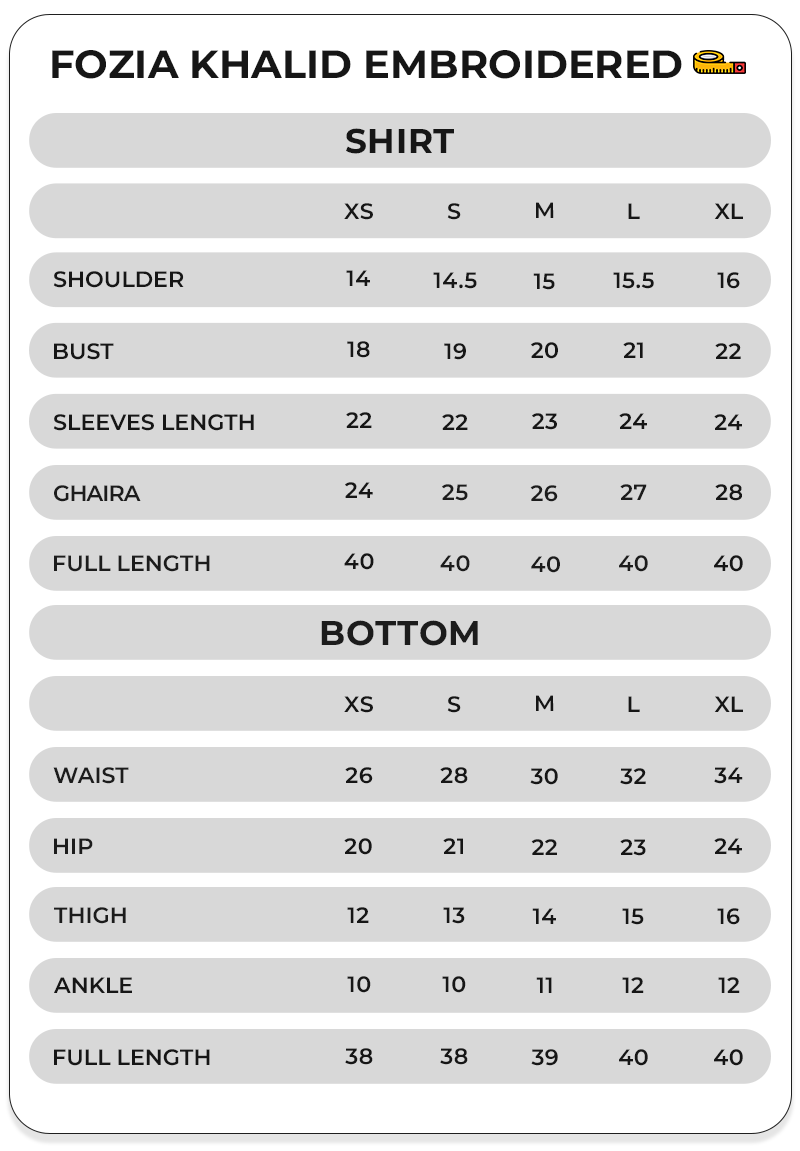 Size Chart Image