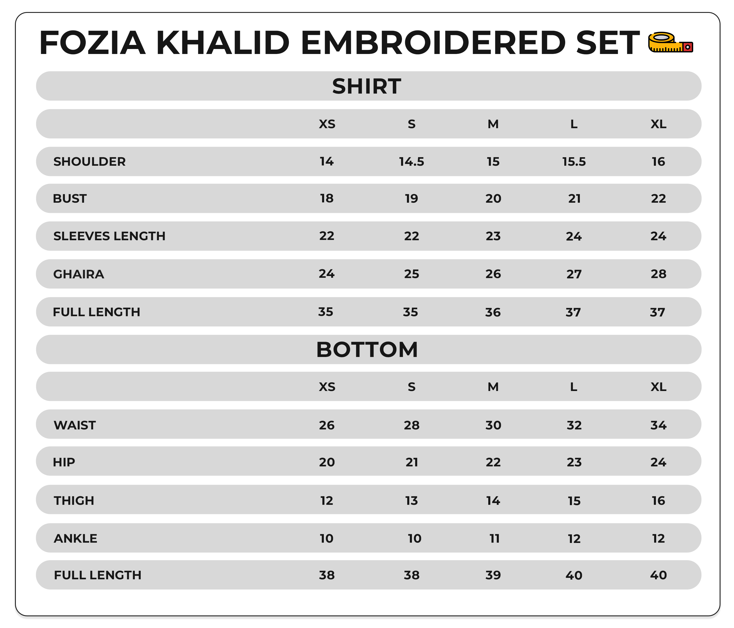 Size Chart Image