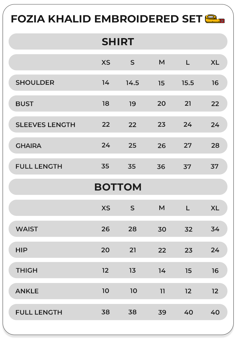 Size Chart Image