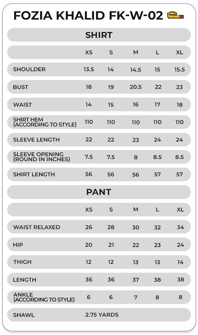 Size Chart Image