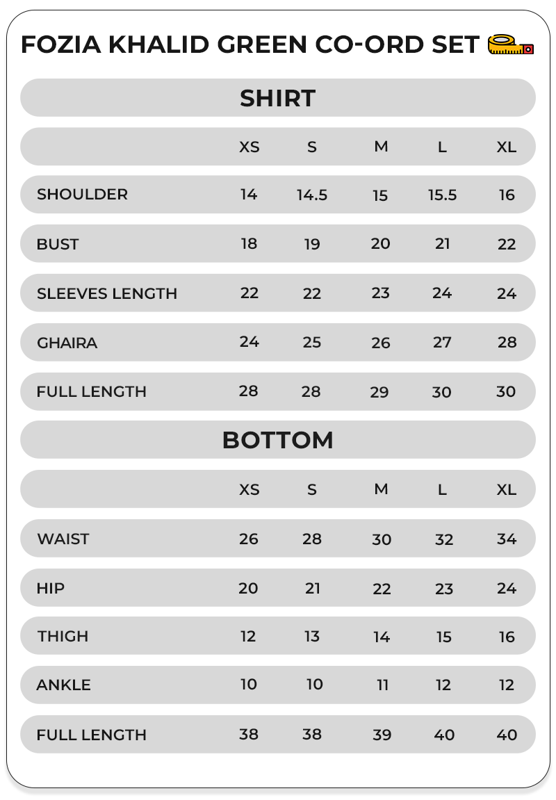 Size Chart Image