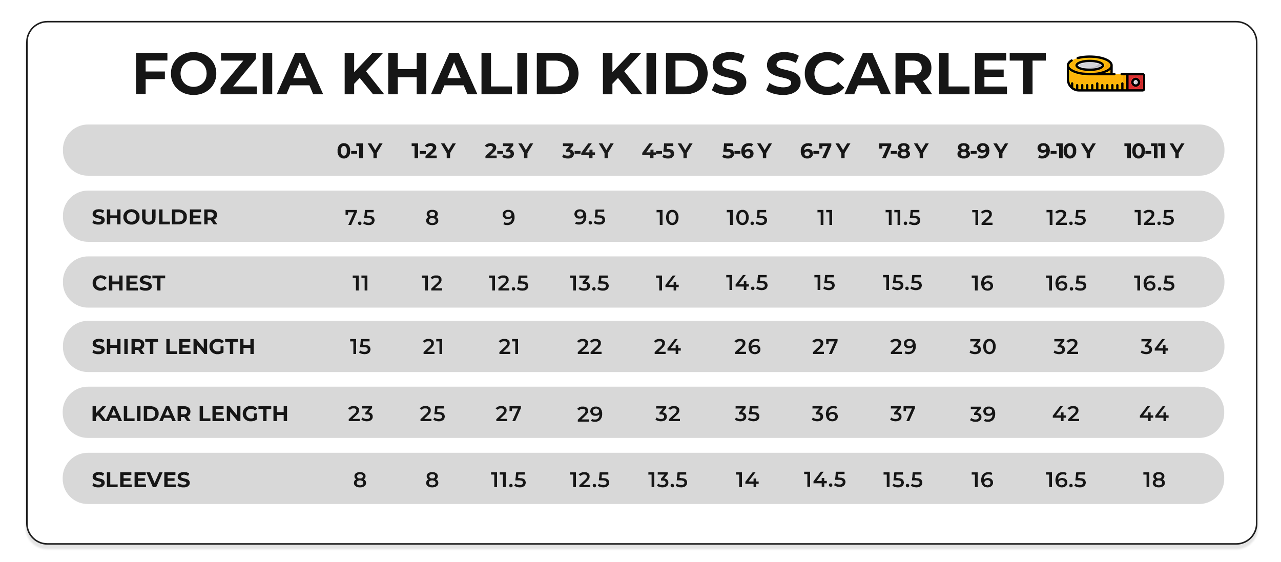 Size Chart Image