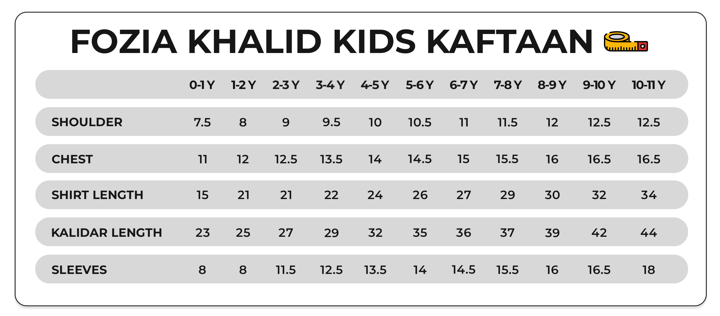 Size Chart Image