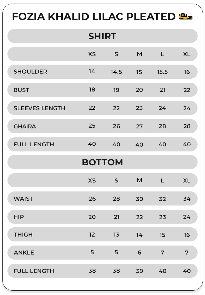 Size Chart Image