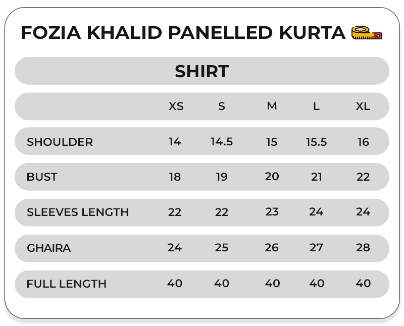 Size Chart Image